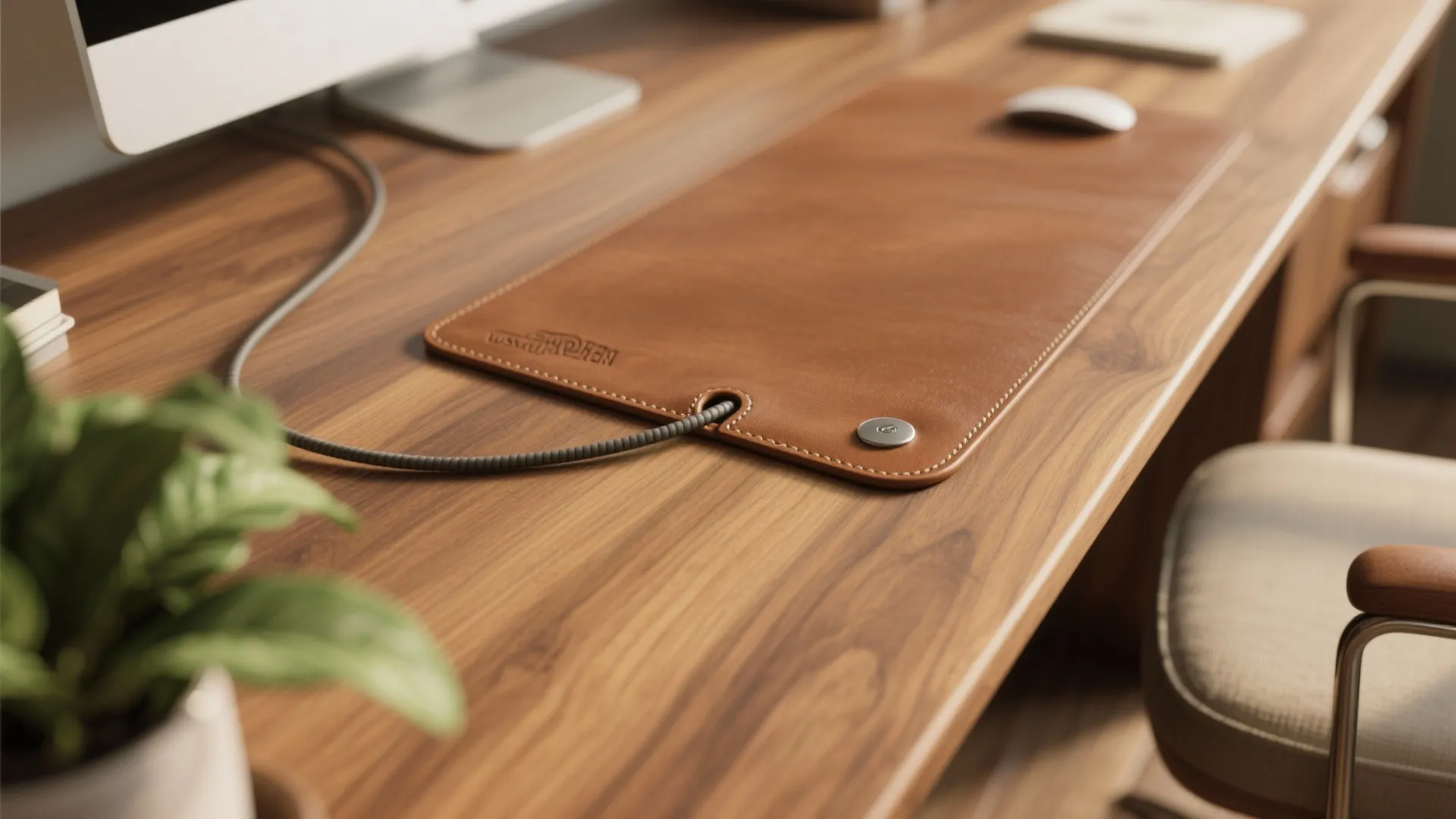 Warm wood tones for a calmer, more grounded vibe