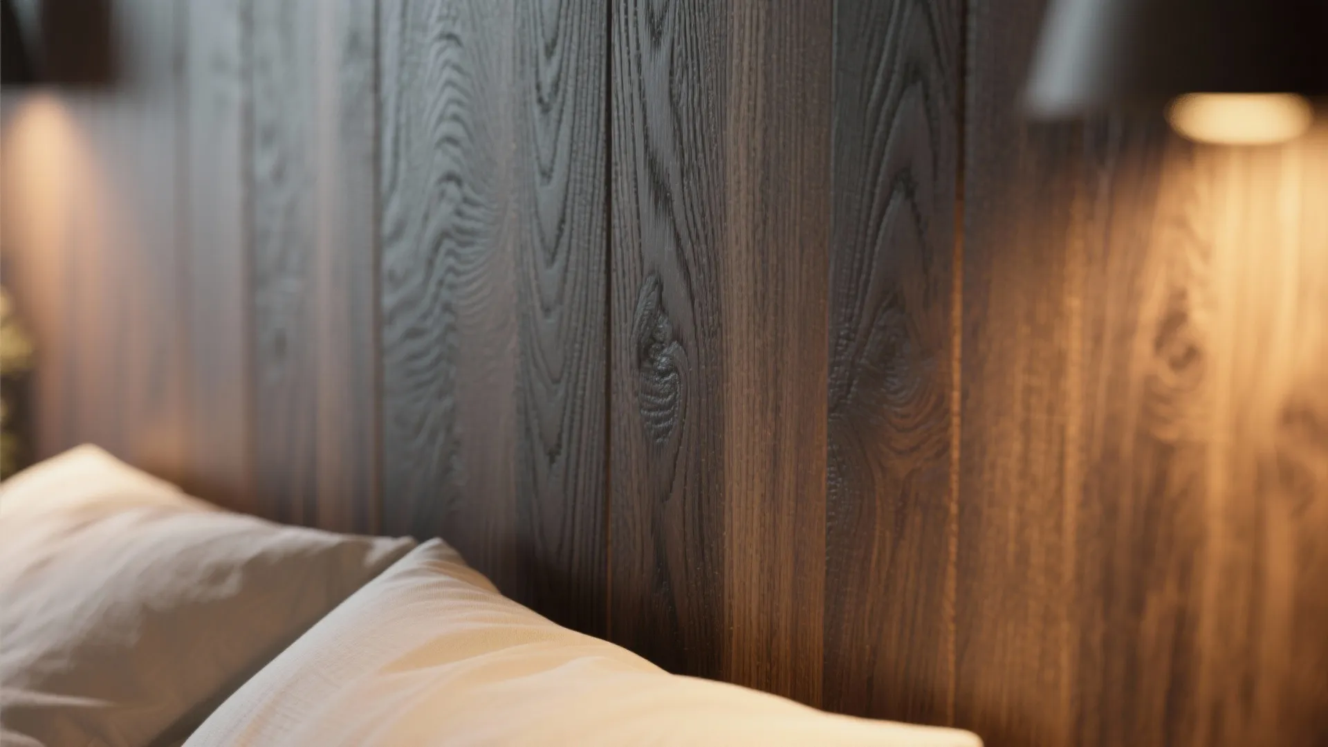 5) Warm Wood Tones and Textured Prints