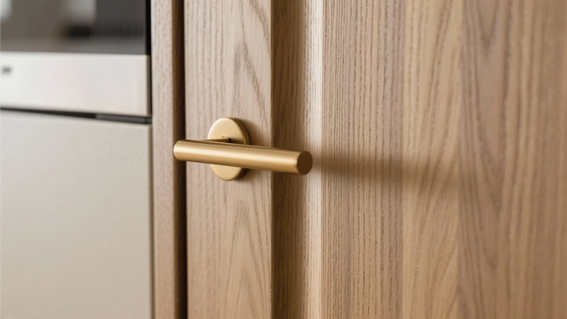 Warm wood accents without the maintenance