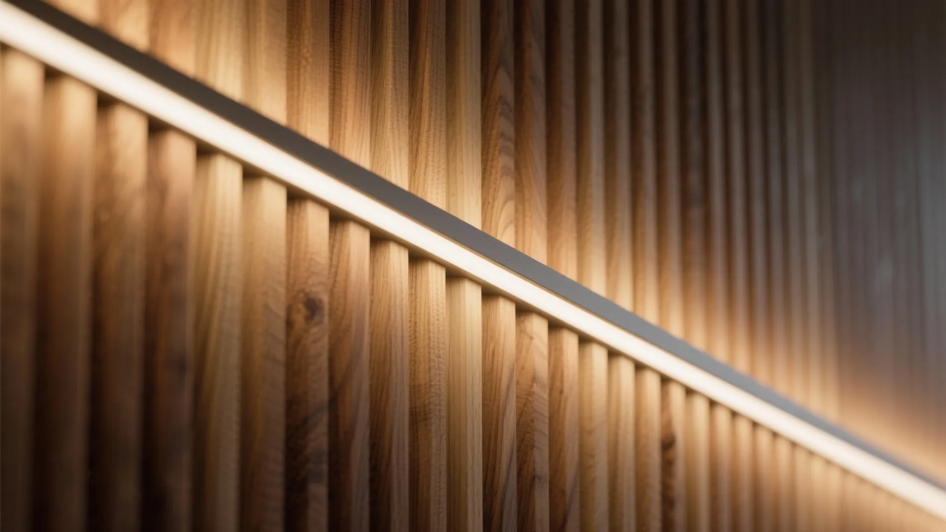 Warm Wood Accents with Grazing Light