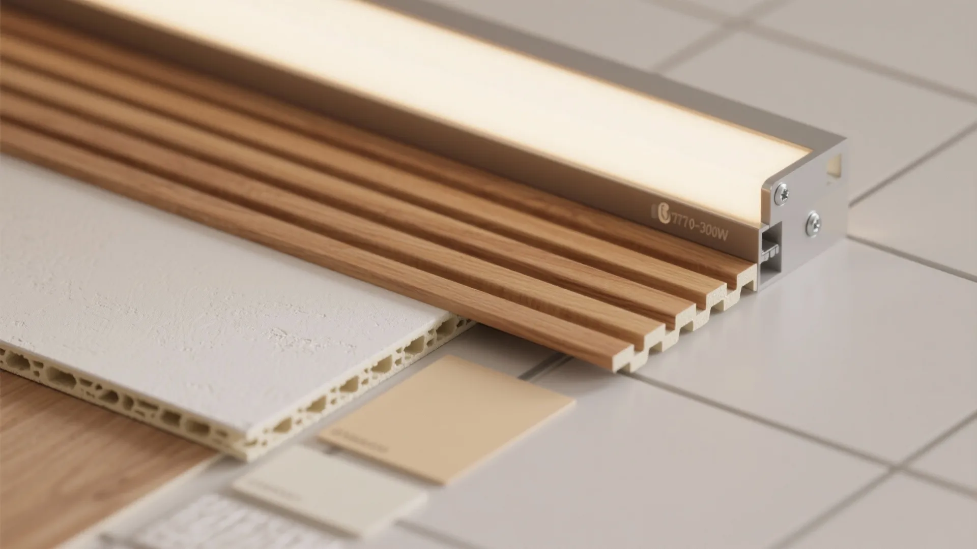 Wood Accents on Gypsum: Warmth Meets Modern Minimal