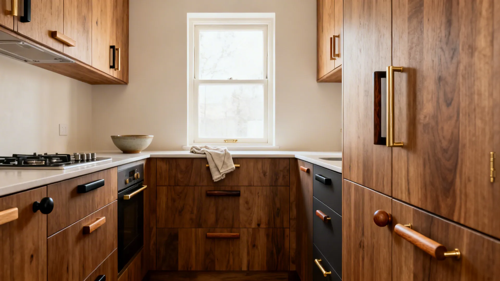 5 Wooden Kitchen Cabinet Handle Designs That Elevate Small Kitchens