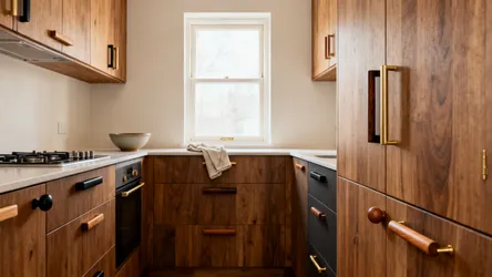 5 Wooden Kitchen Cabinet Handle Designs That Elevate Small Kitchens