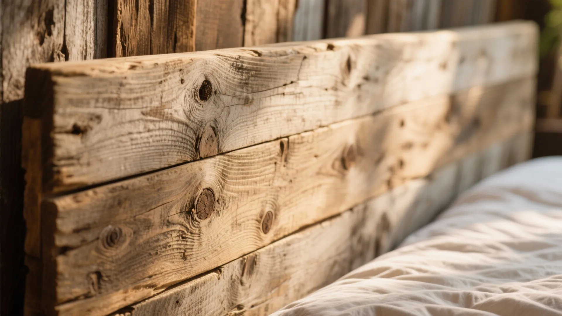 3. Statement Wood Headboard