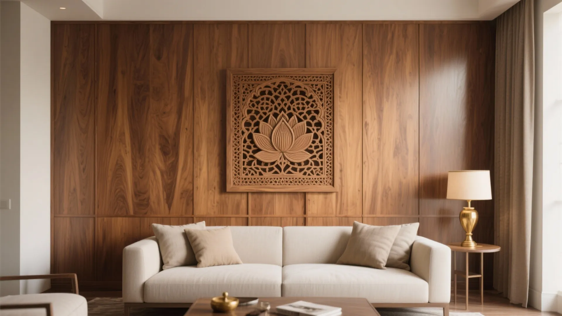 Warm Wood + Heritage Motifs, Edited