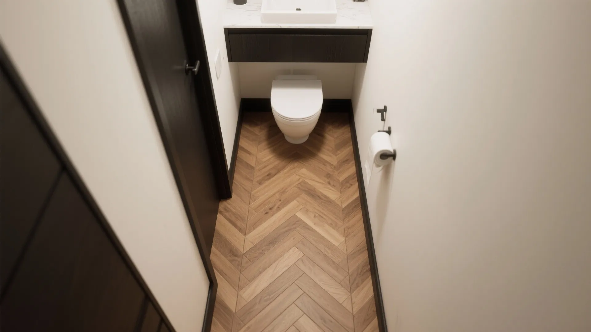 Directional Drama: Herringbone or Chevron to Stretch the Room