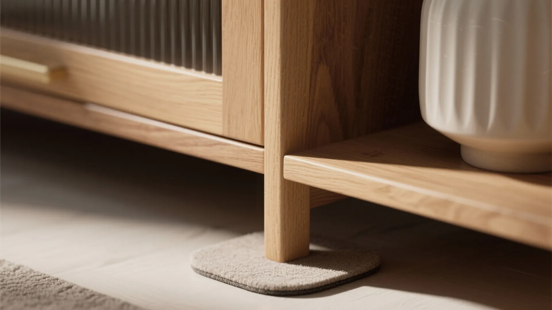 Warm Woods + Built-In Storage to Calm the Clutter