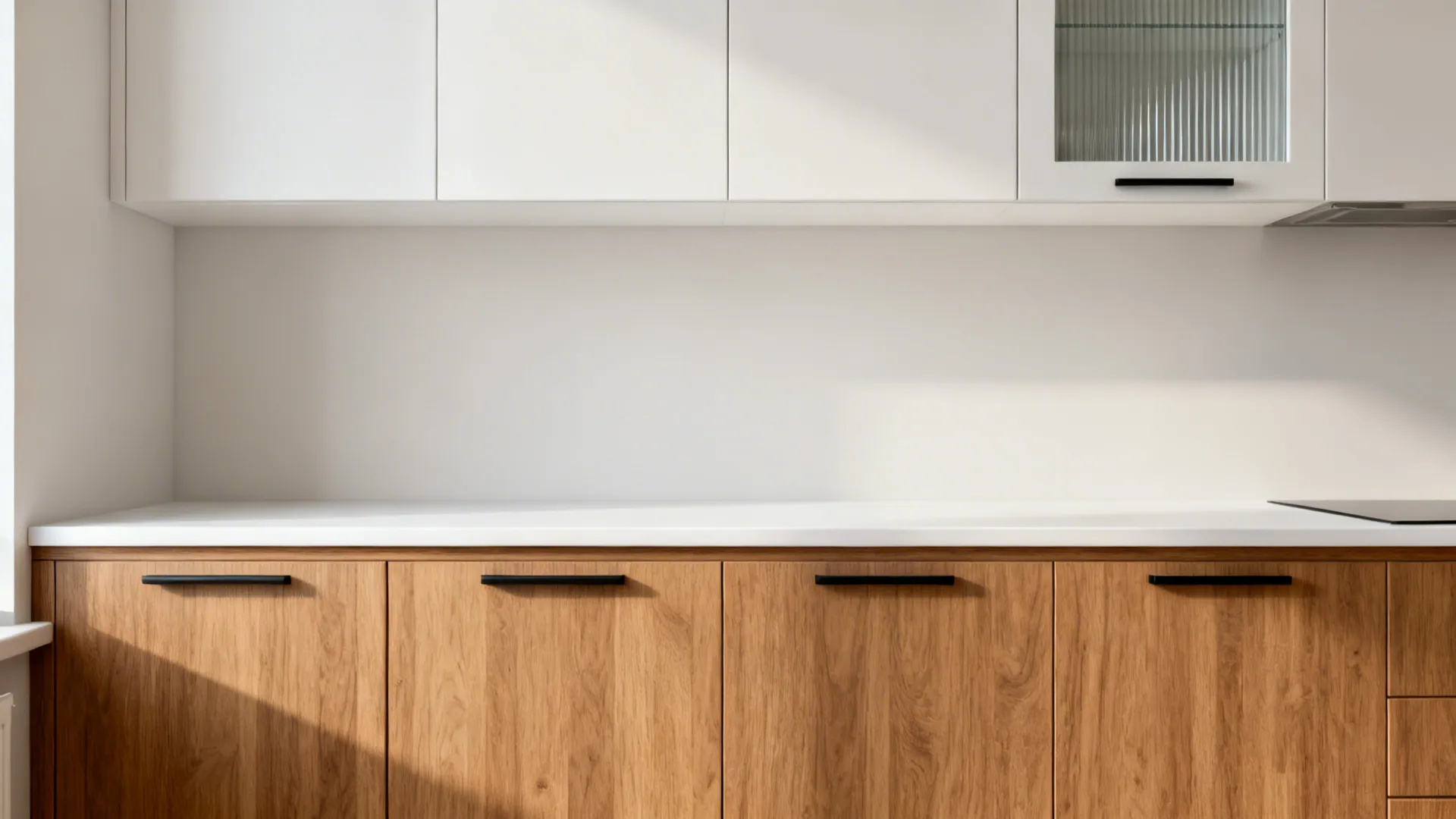 4) Warmth on a dime: wood tones and textured laminates