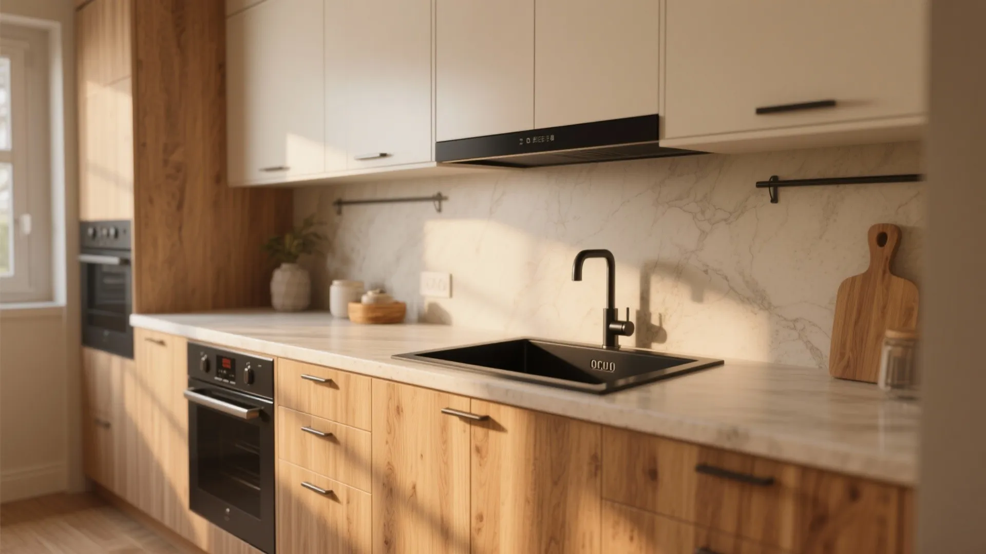 2. Wood-Effect Laminate Warmth