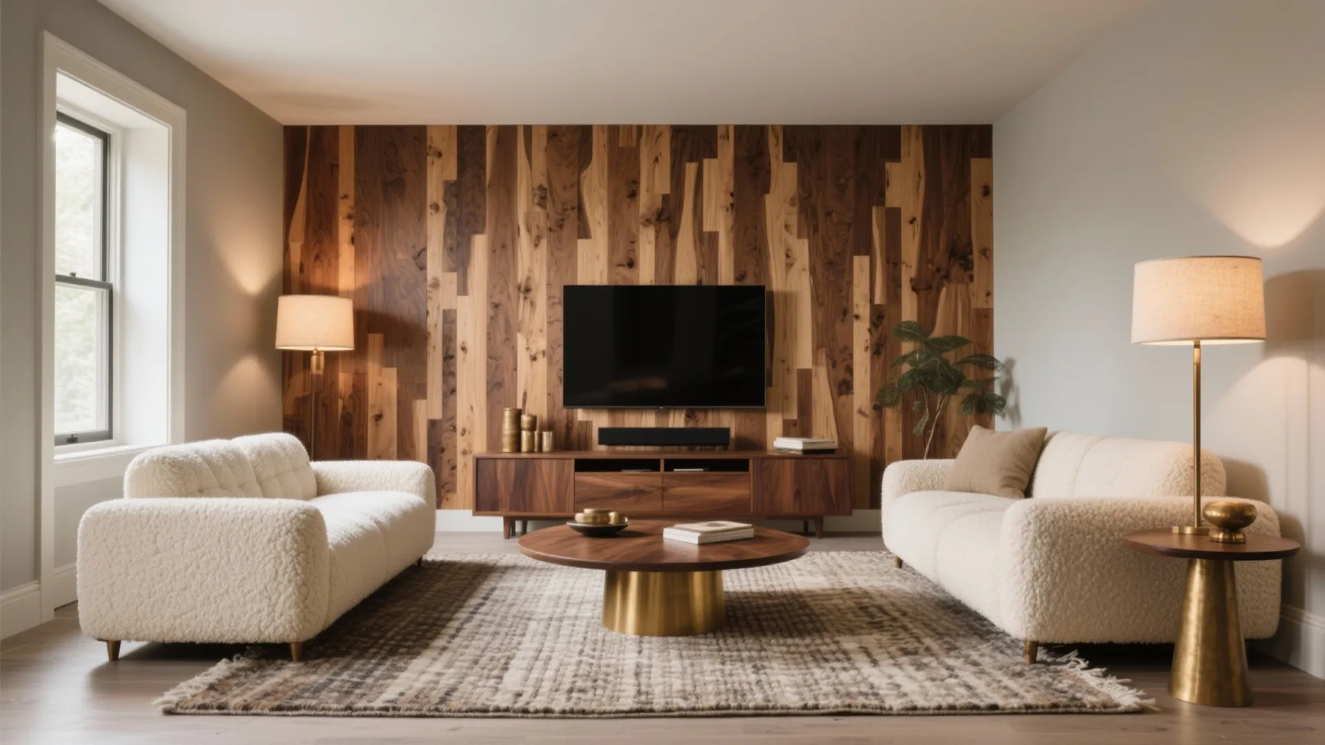 Warmth from layered wood elements
