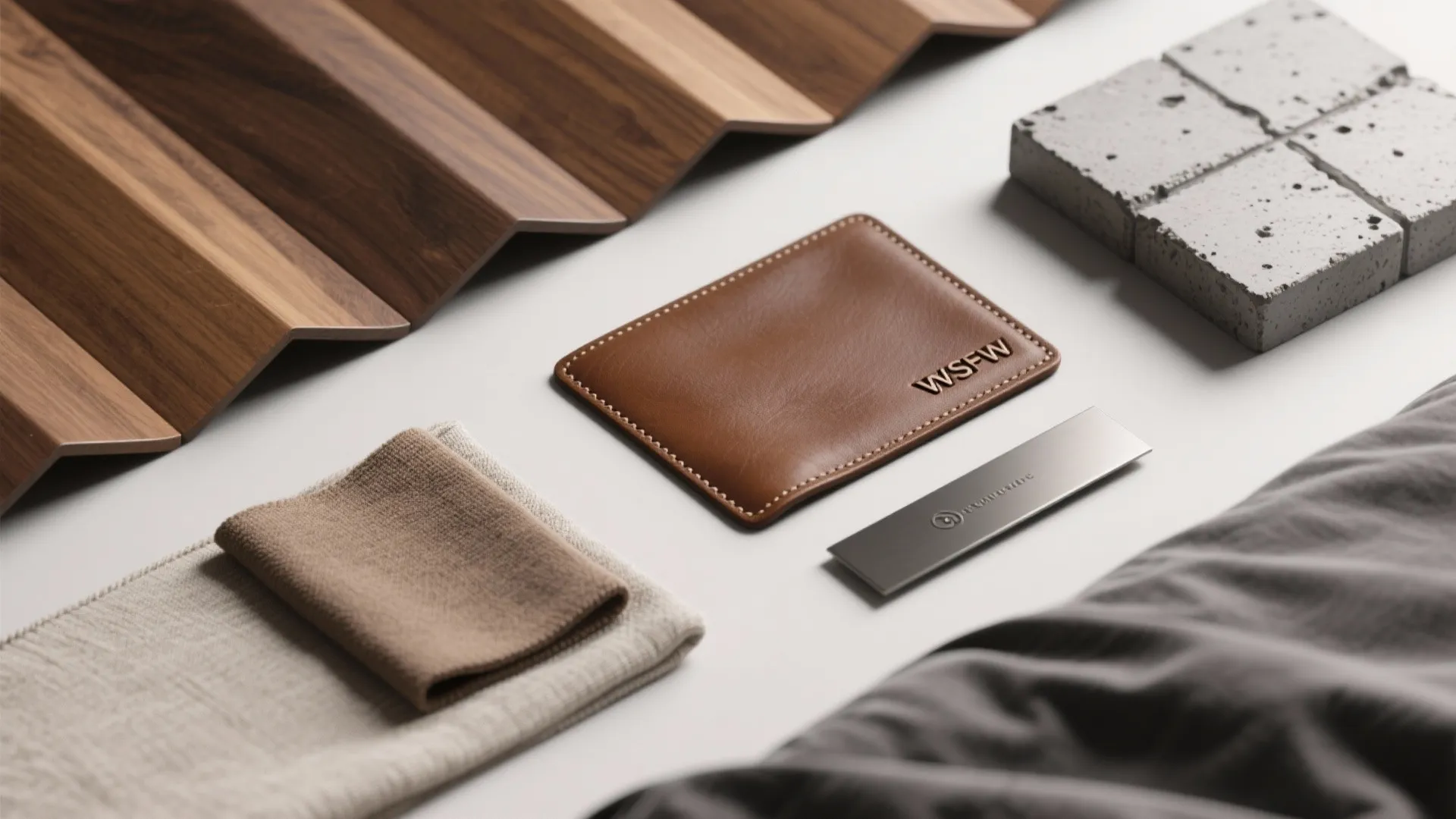 3. Layered Textures: Wood, Leather, and Concrete