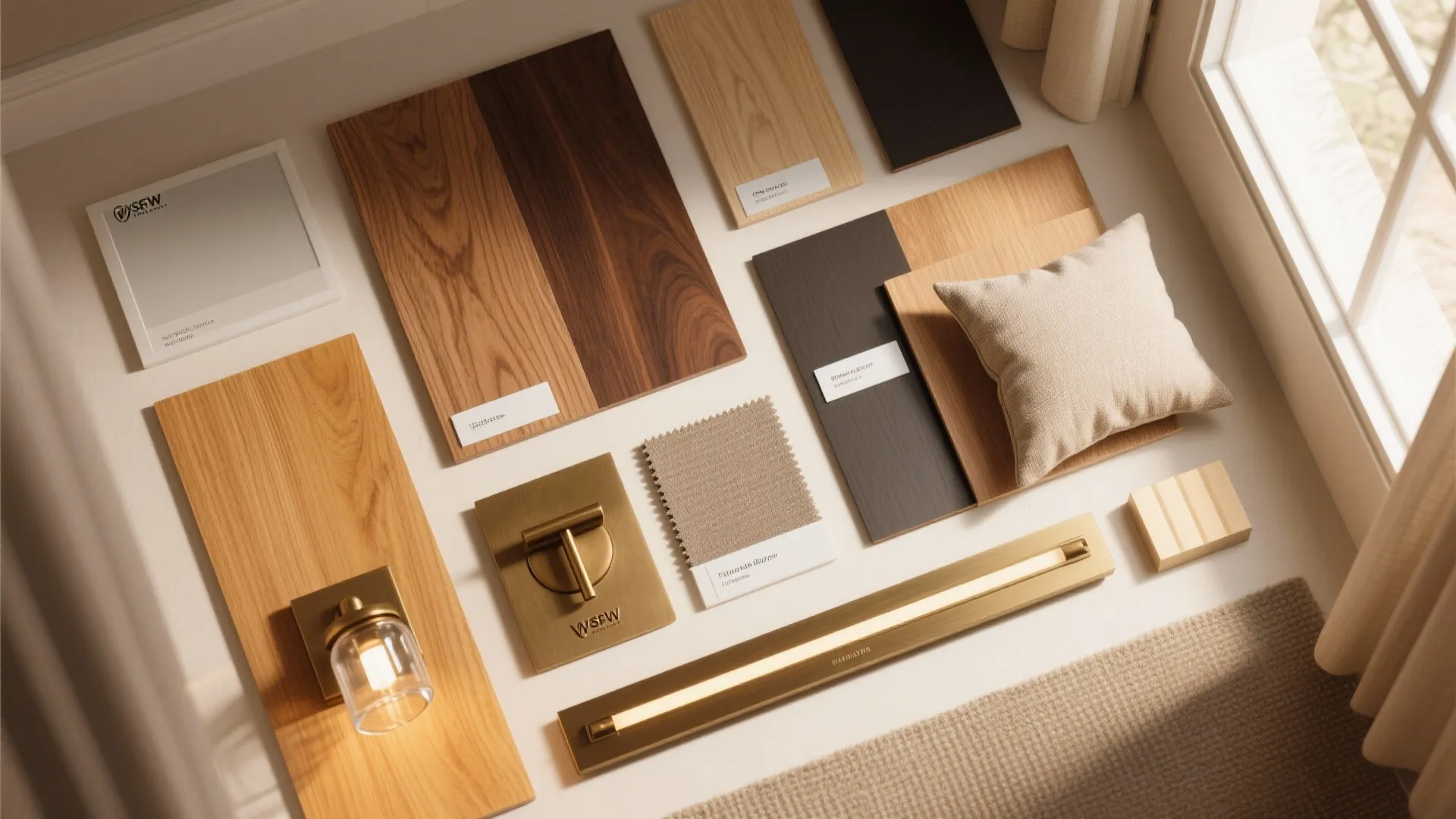 Warm wood accents and layered lighting for a welcome feel