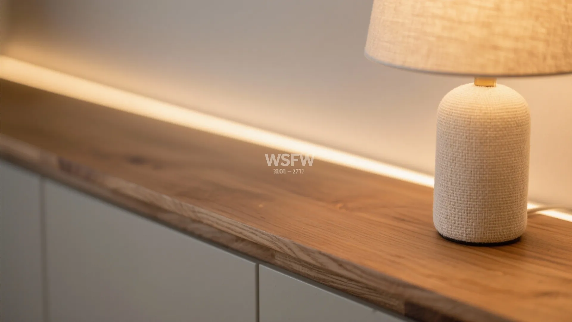 Wood texture and layered lighting for warmth