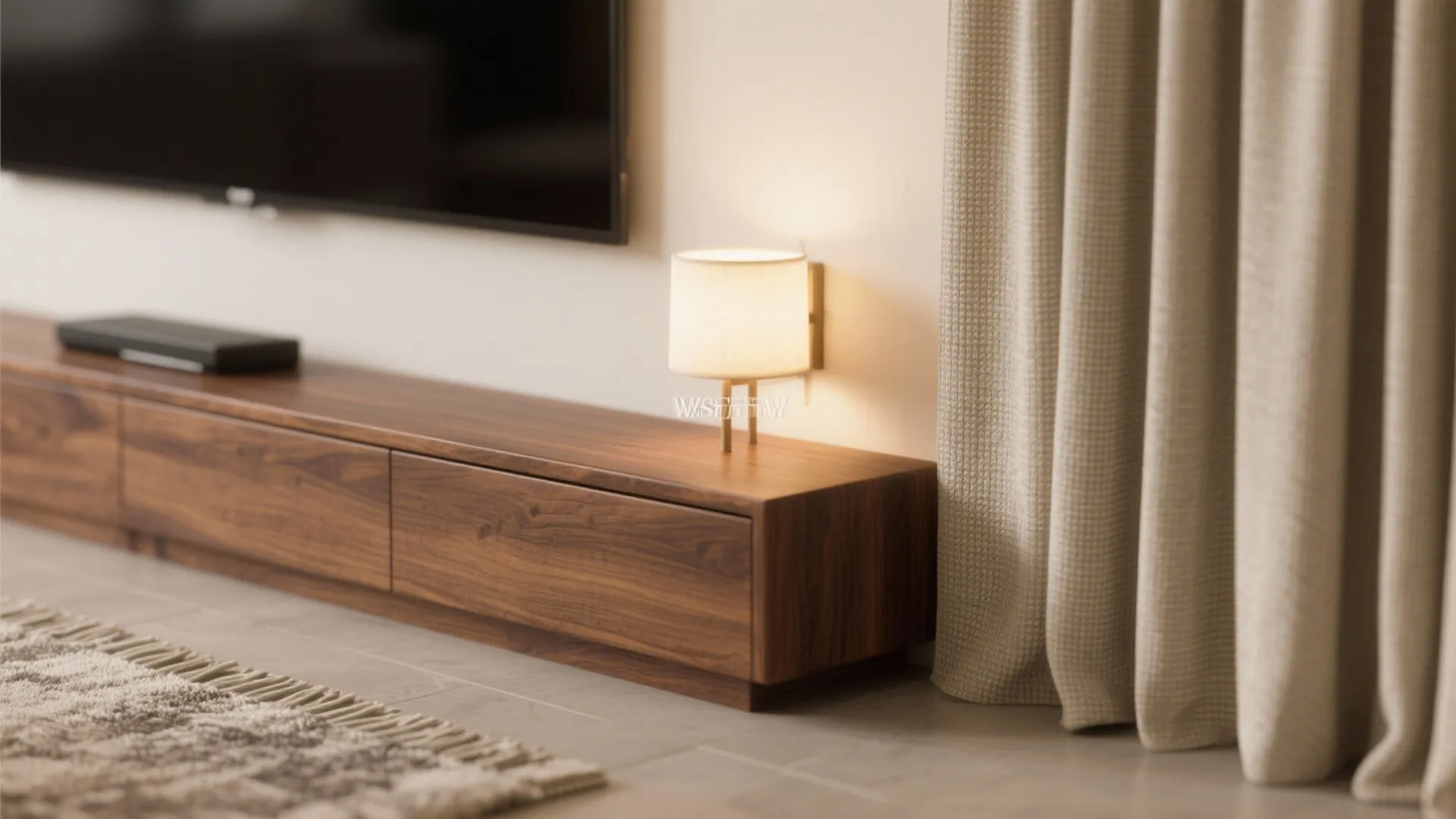 Warmth from Wood and Layered Lighting (Without Visual Clutter)