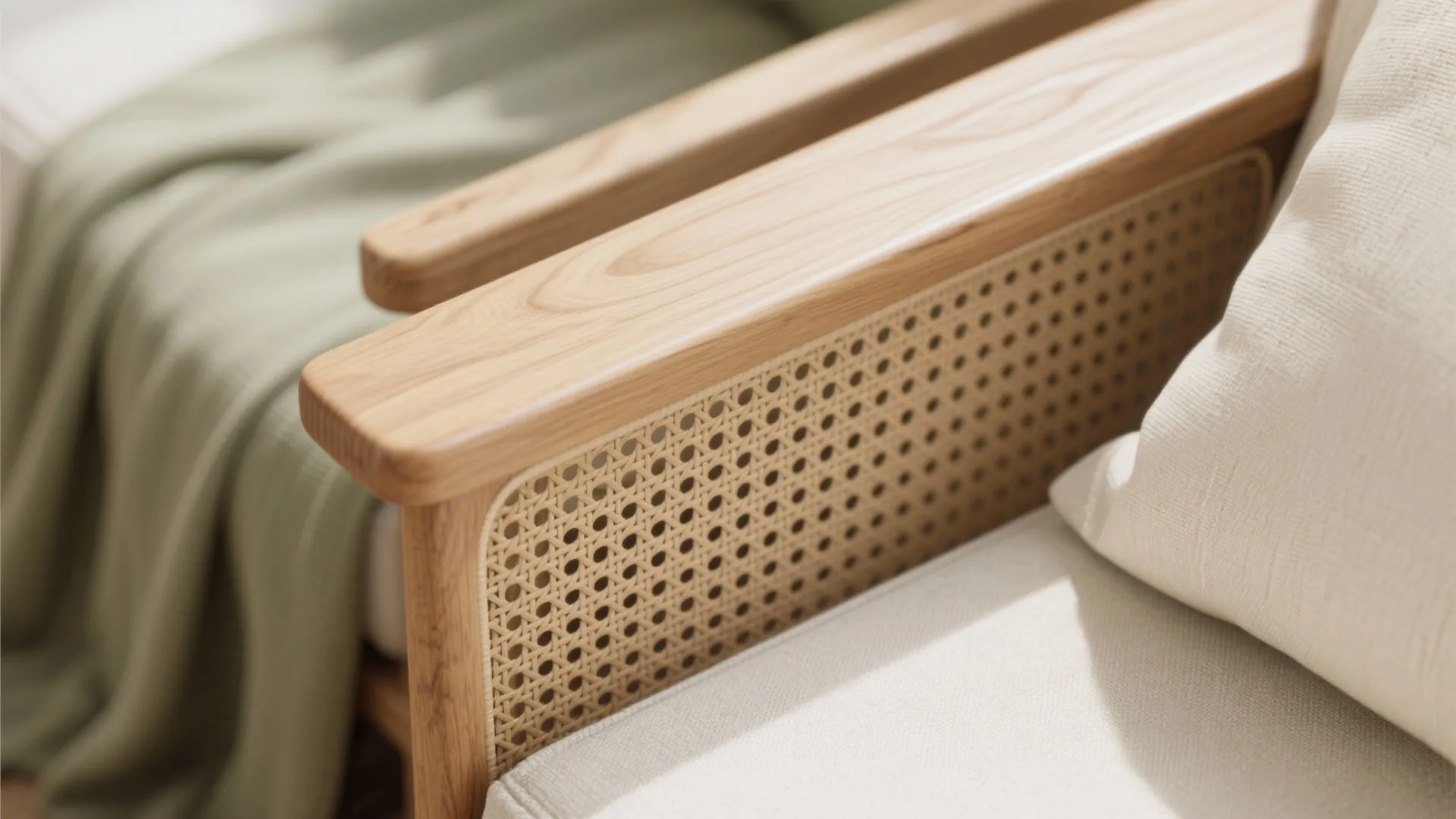 Gender-Neutral Natural Textures (Wood, Rattan, Linen)