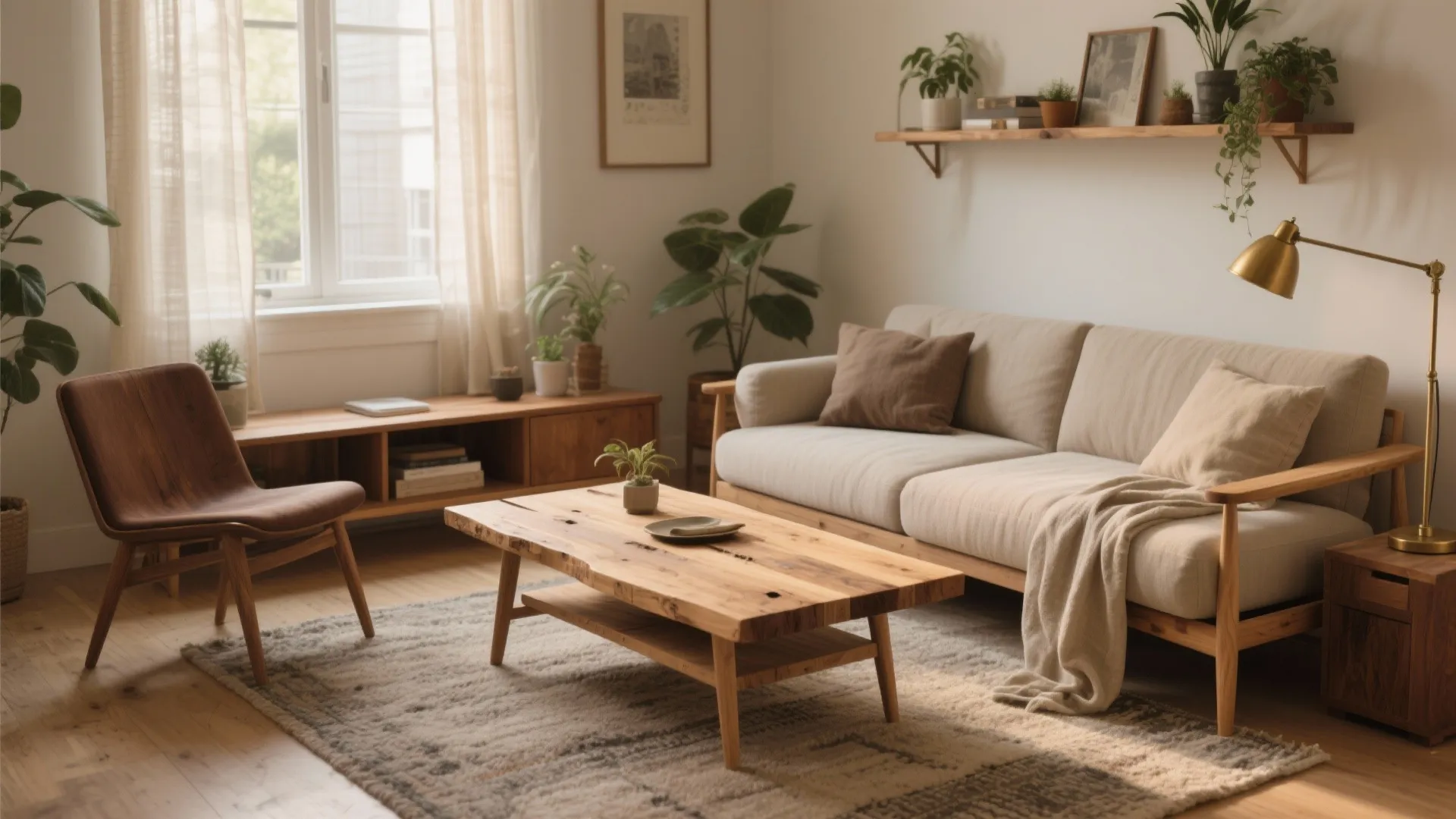 Wood Furniture Living Room Ideas — 5 Inspiring Looks: Practical, small-space friendly wood furniture ideas I use as a designer to make living rooms warm, functional, and stylish