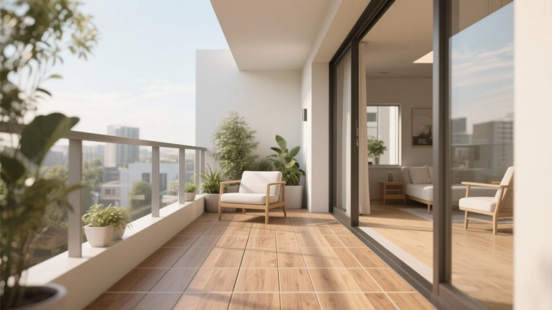 Wood-Look Porcelain for Warmth