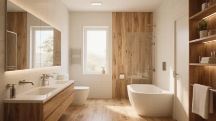 10 Wood Look Tile Bathroom Floor Ideas