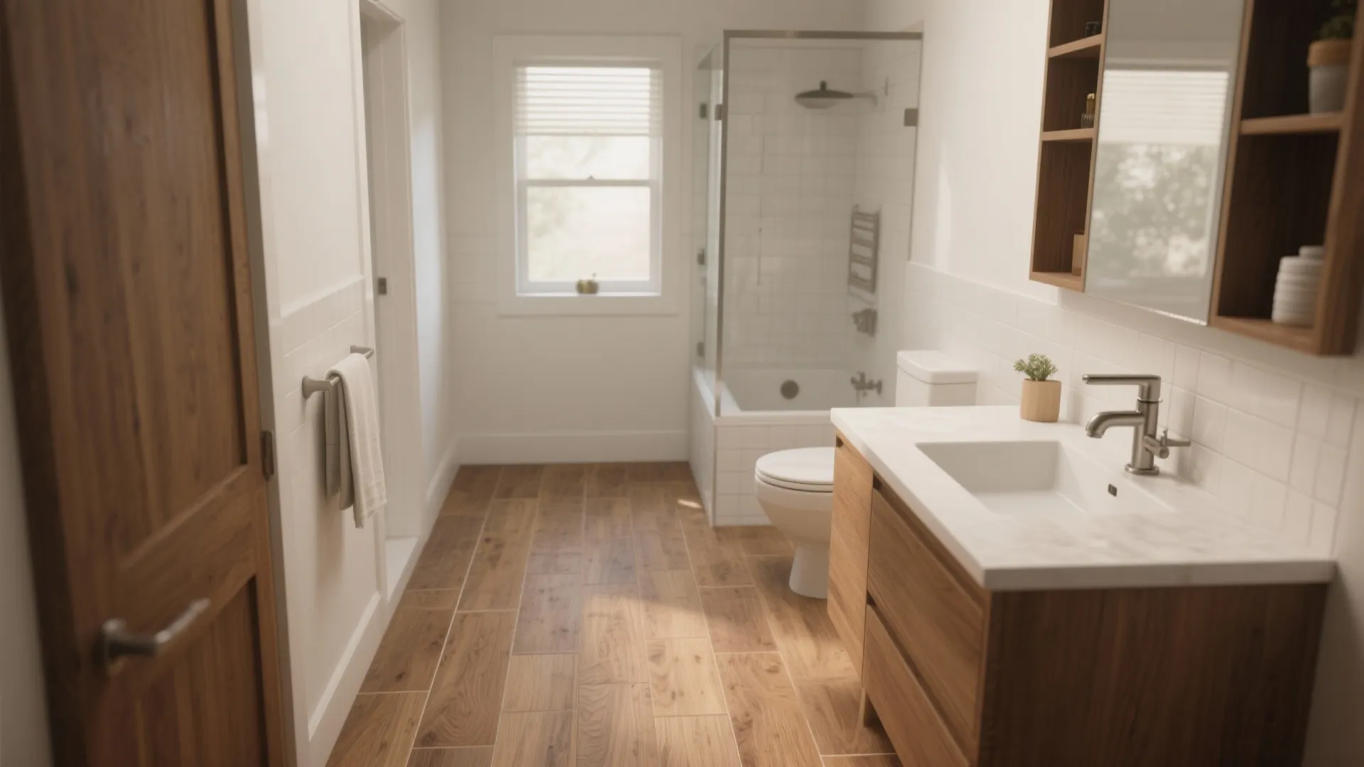 Wood-Look Porcelain for Warmth and Grip