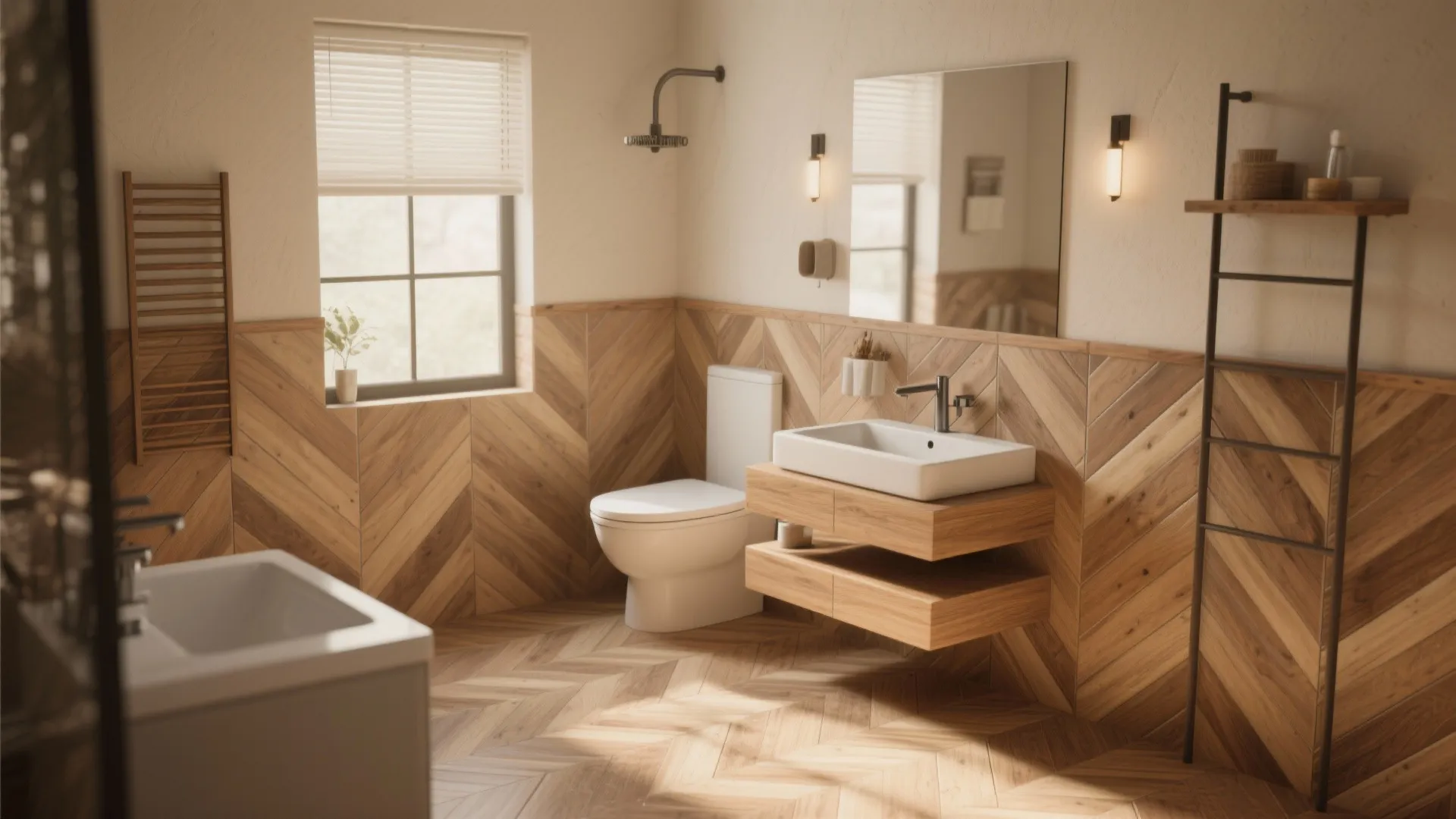 3. Wood-Look Porcelain