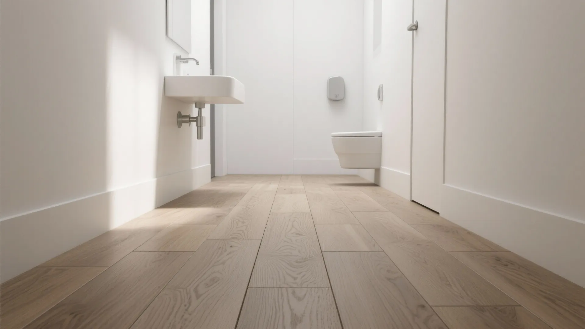 Wood-Look Porcelain with Subtle Relief