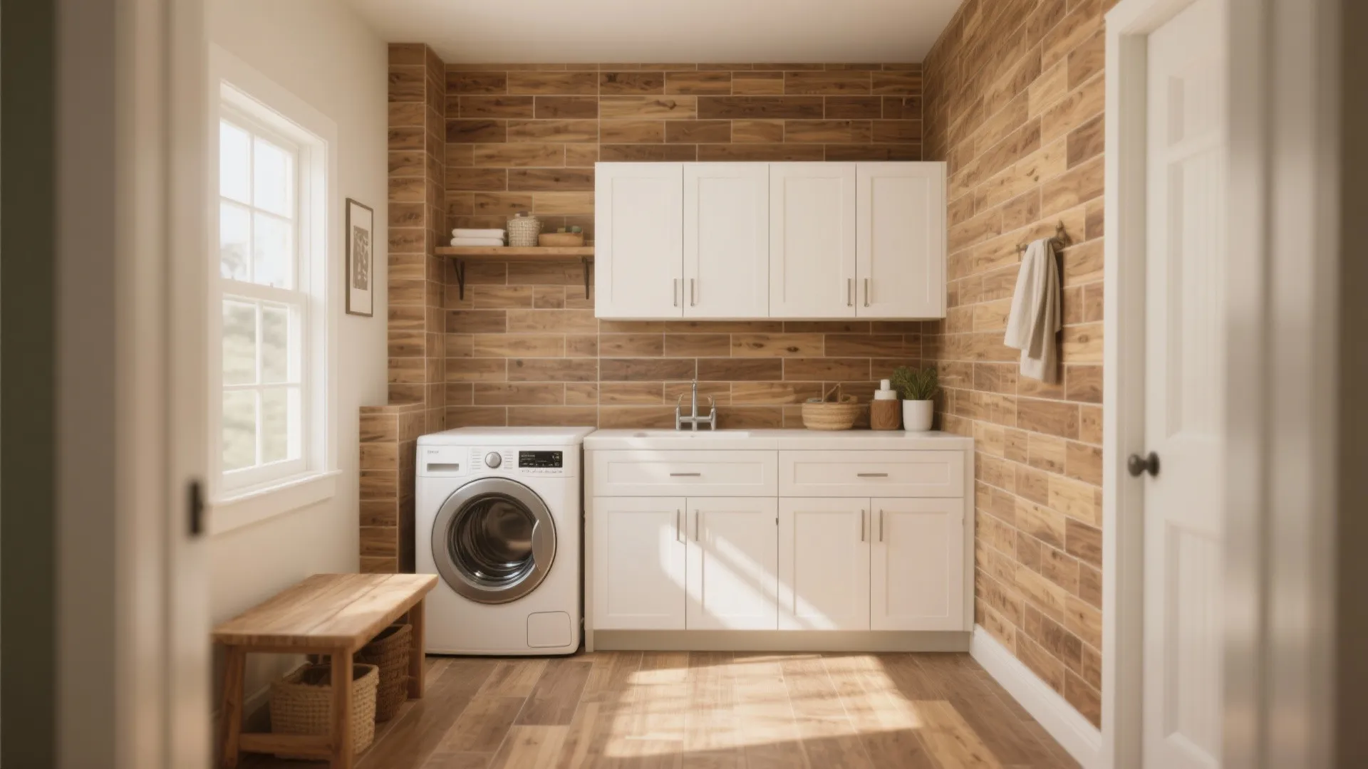 Wood-Look Porcelain Warmth