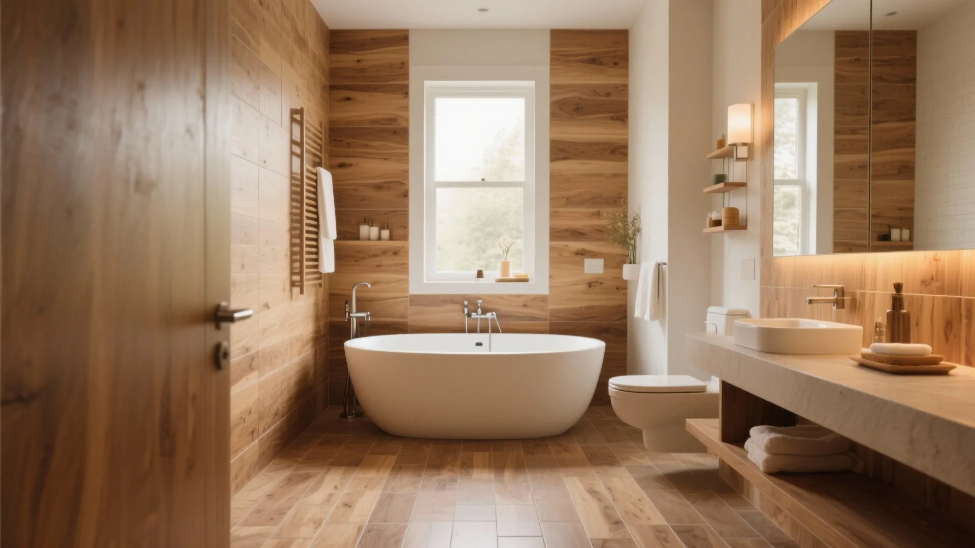 9. Wood-Look Porcelain