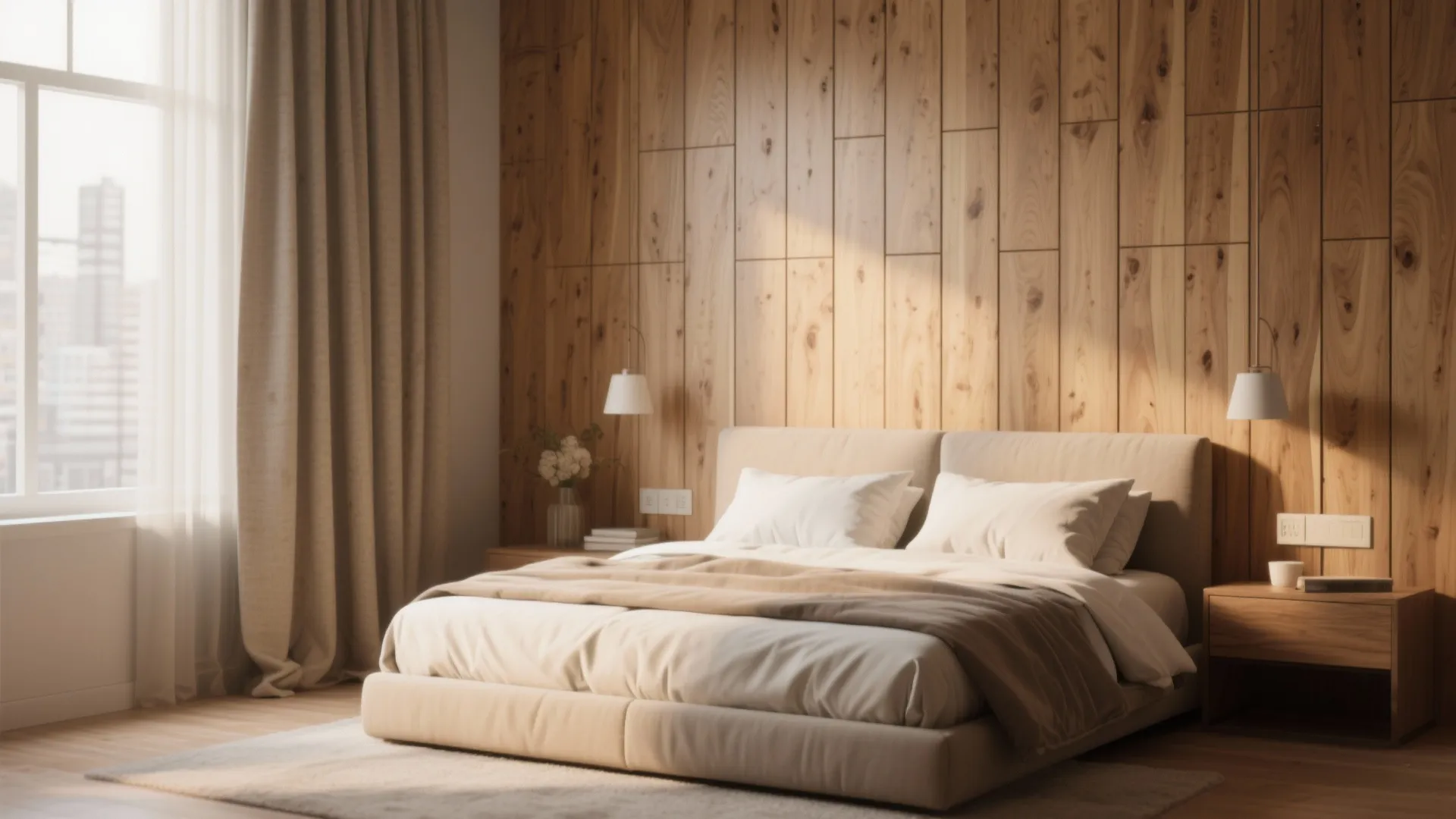 4. Wood-Look PVC Panels