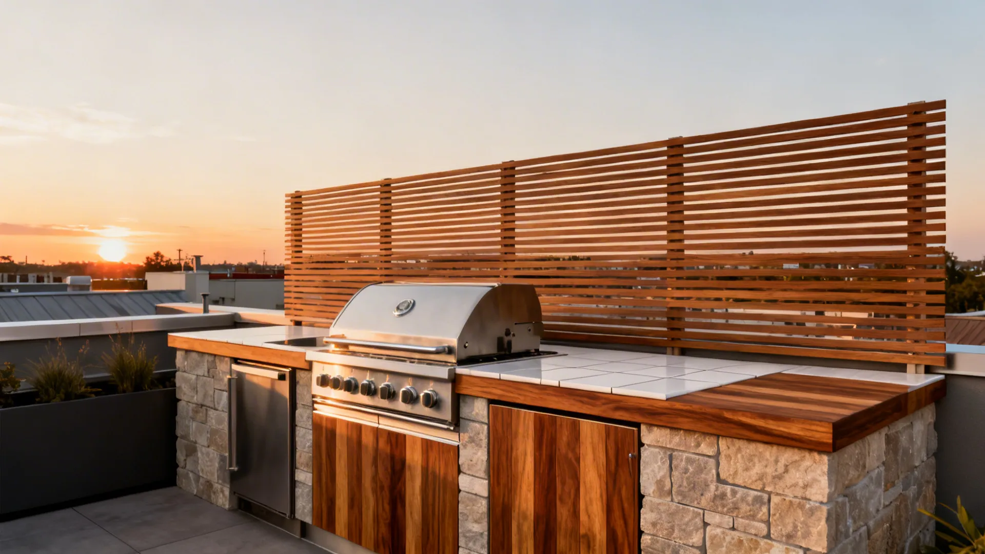 Warmth and texture with wood-look elements