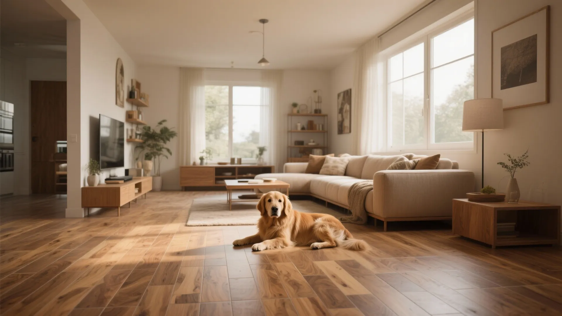 3. Wood-Look Porcelain Tiles