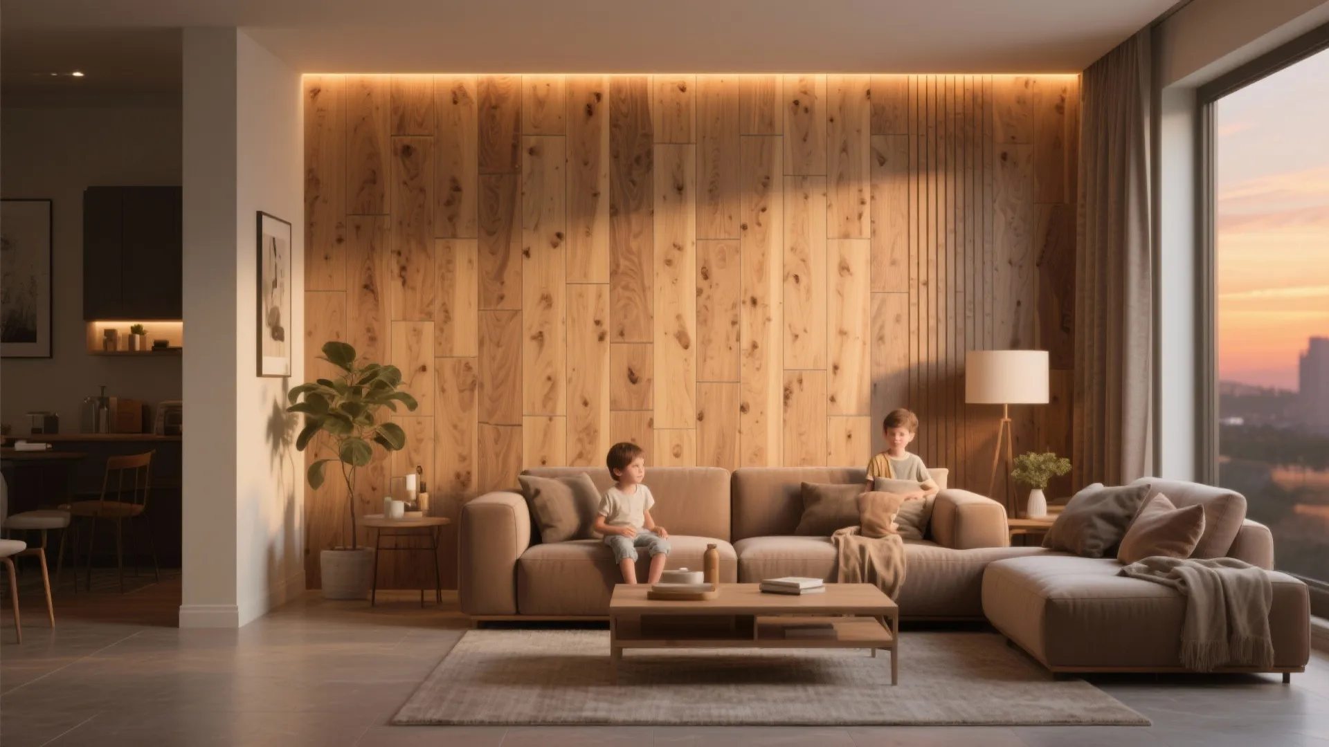 Wood-Look Tile for Warmth Without the Worry