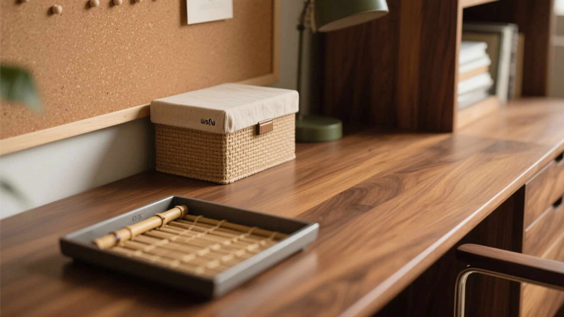 Warm wood elements and tactile finishes