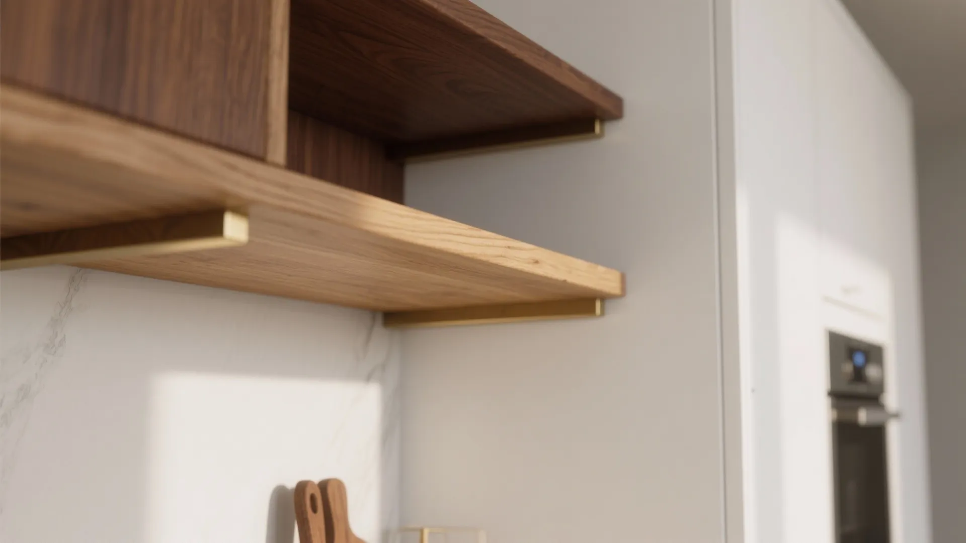 Warm Wood Elements That Balance Cool Surfaces