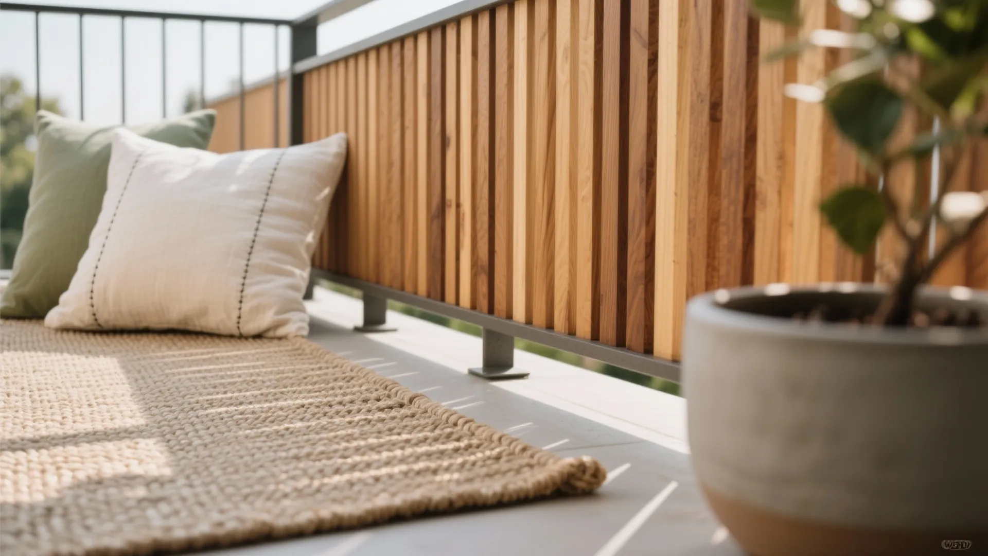 Warmth, Texture, and Privacy with Wood and Textiles