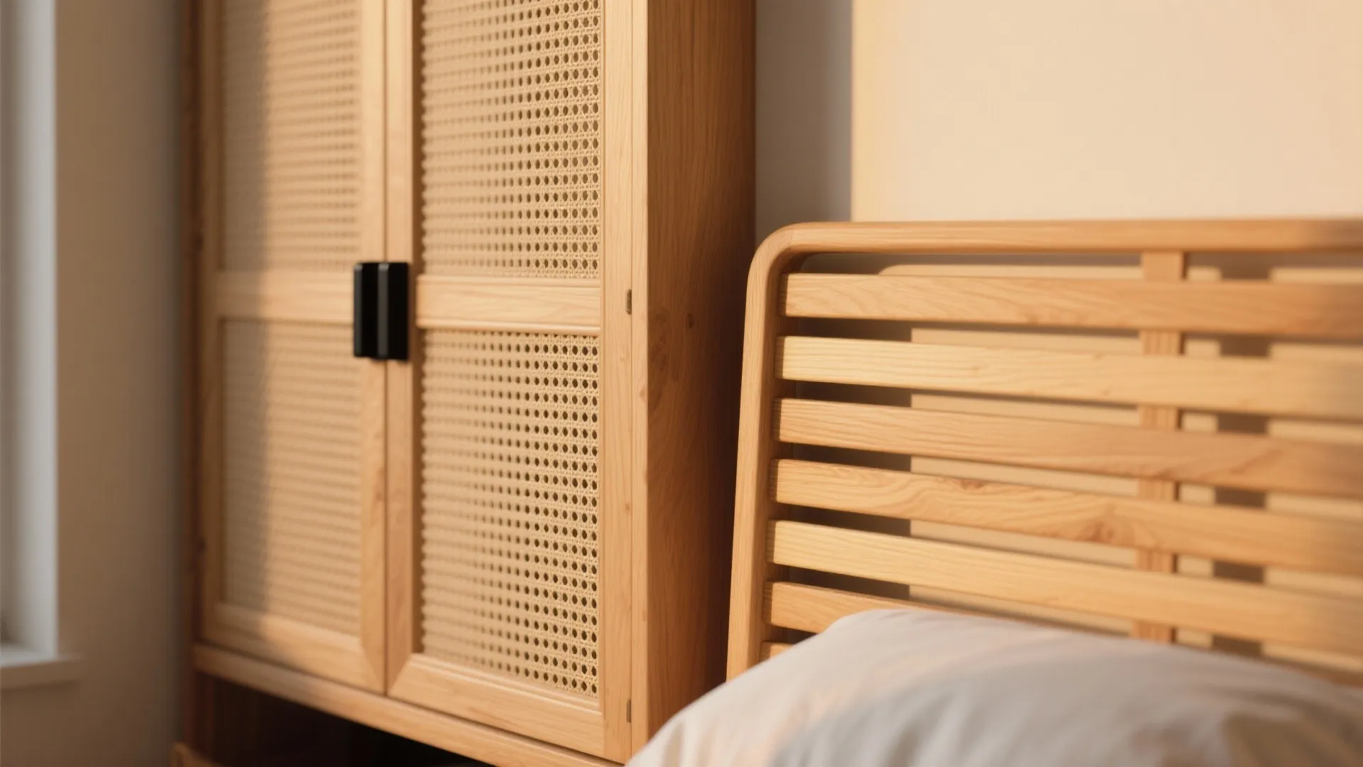 Warm Wood Accents Without Visual Bulk