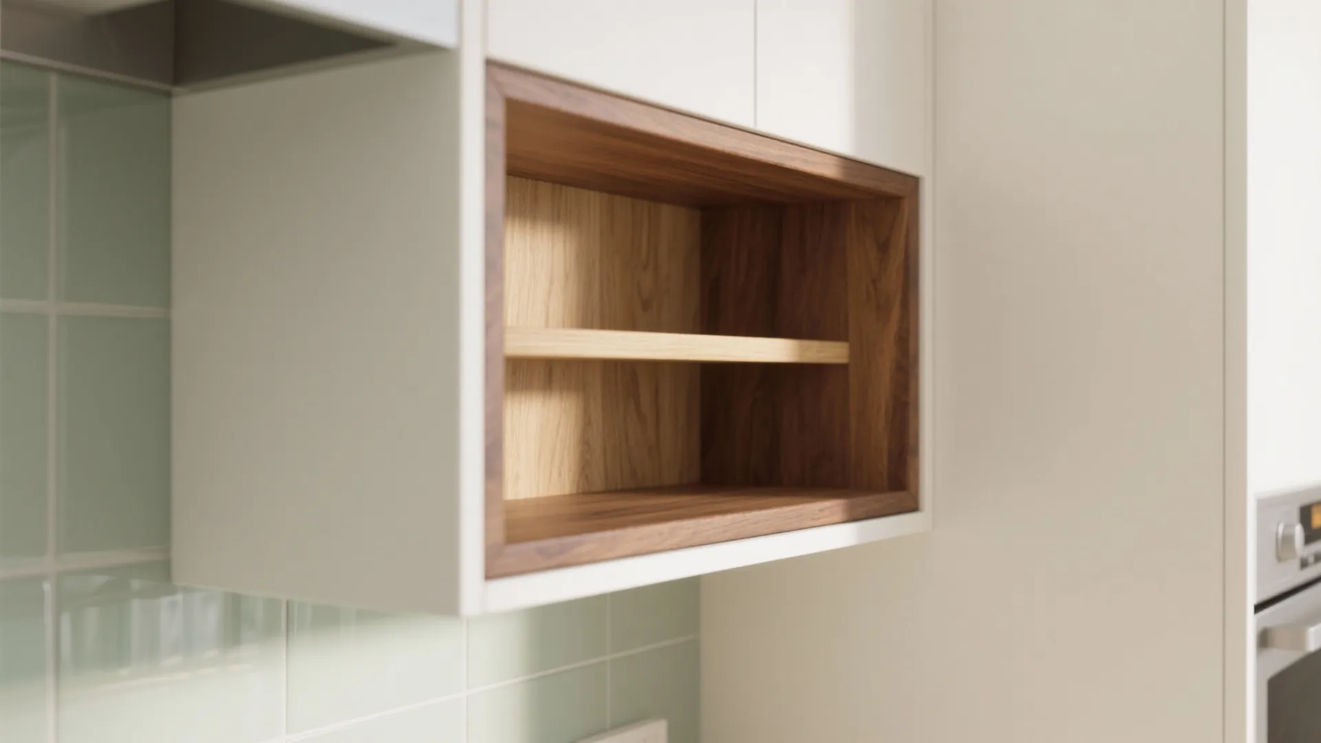 Warmth of Wood Accents in Small Kitchens