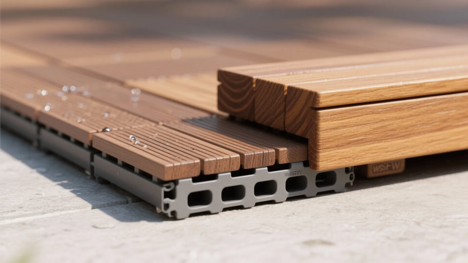 4) Wood Accents & Built-In Planters