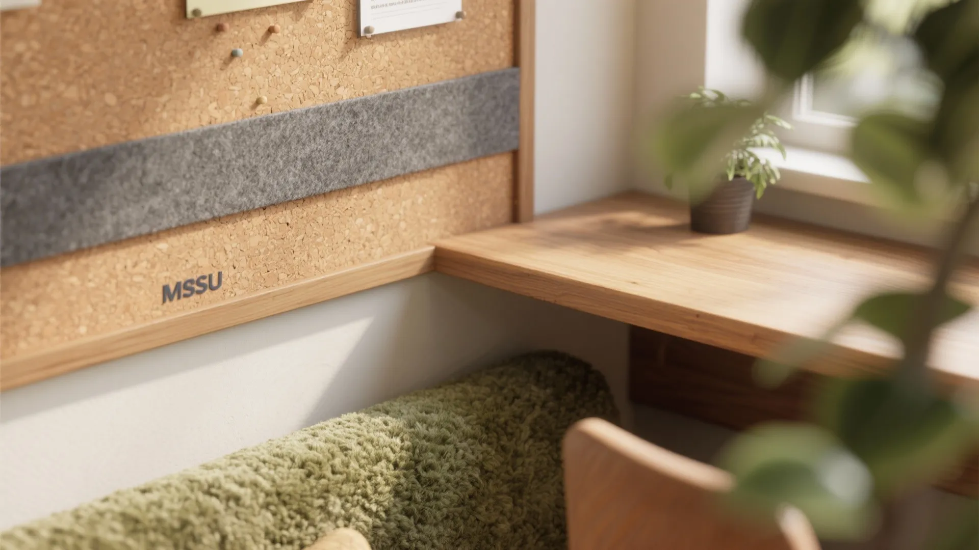 Warm Wood Accents and Tactile Layers