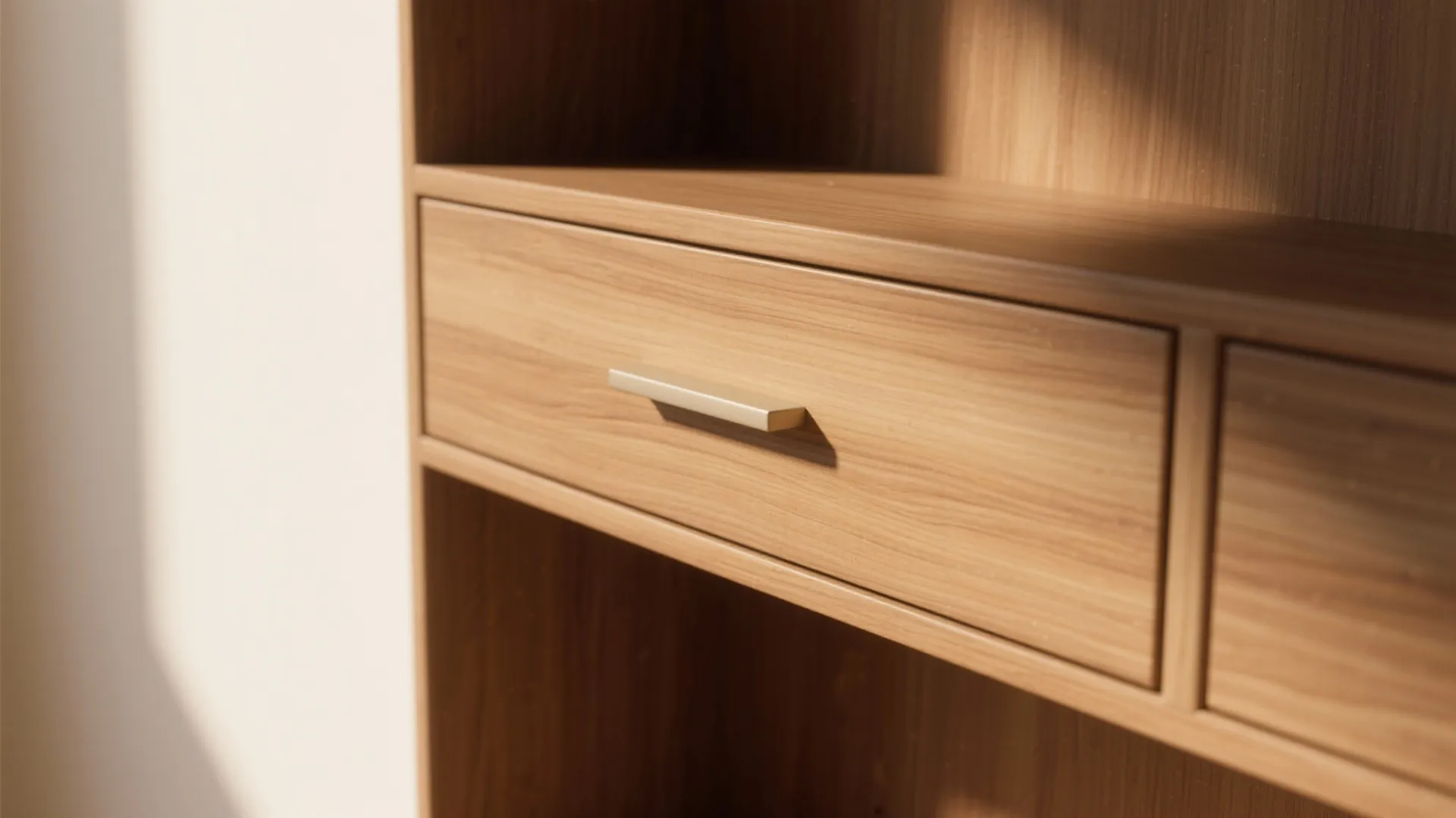 Built-In Storage And Warm Wood Accents