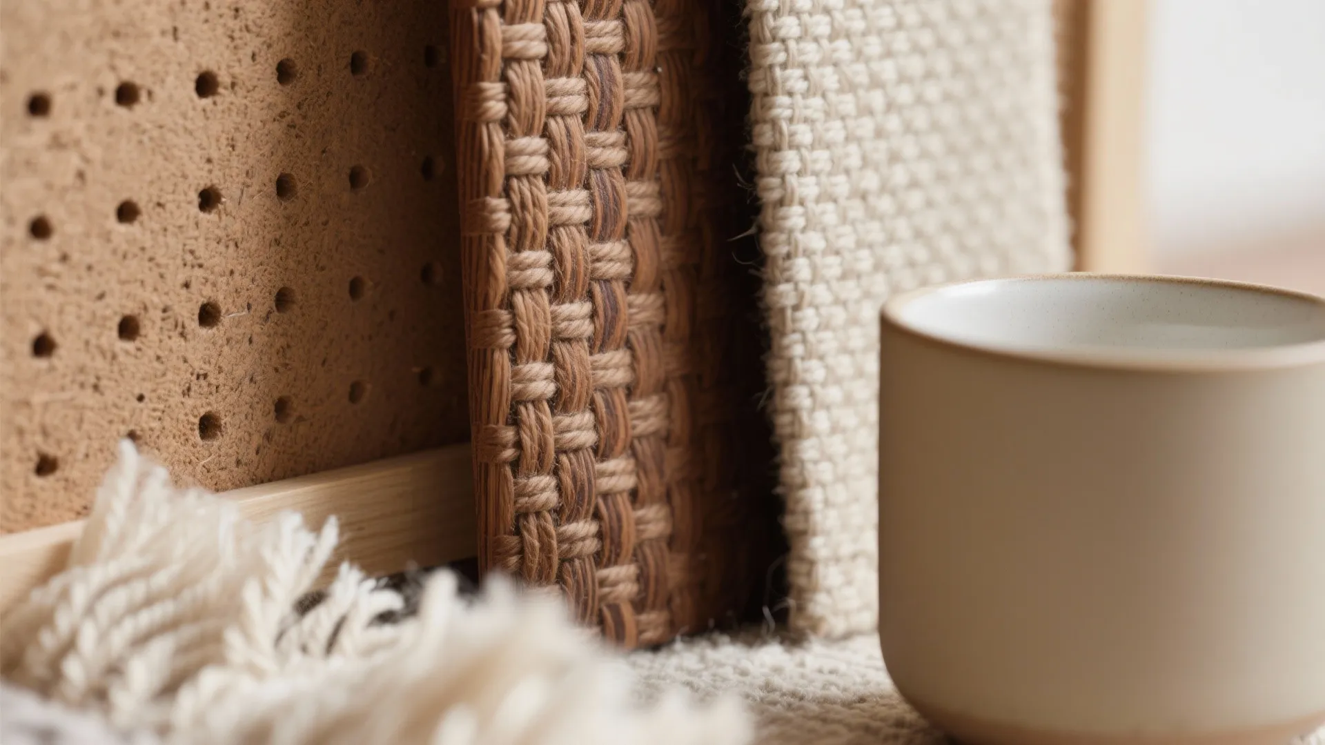 Warm wood and biophilic accents for calm focus