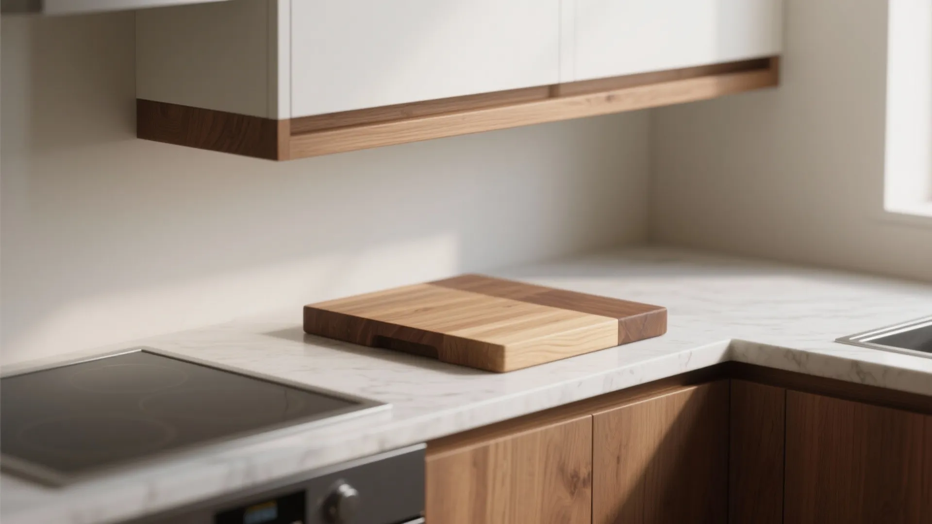 The warmth of wood accents