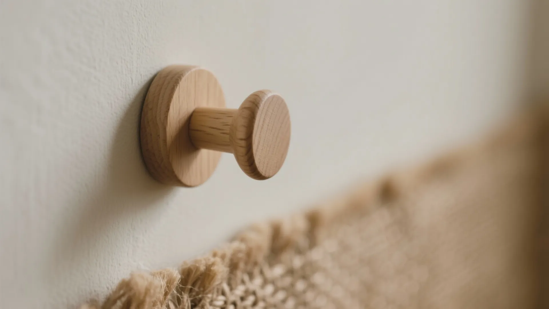 Warm wood and neutrals for a calm welcome