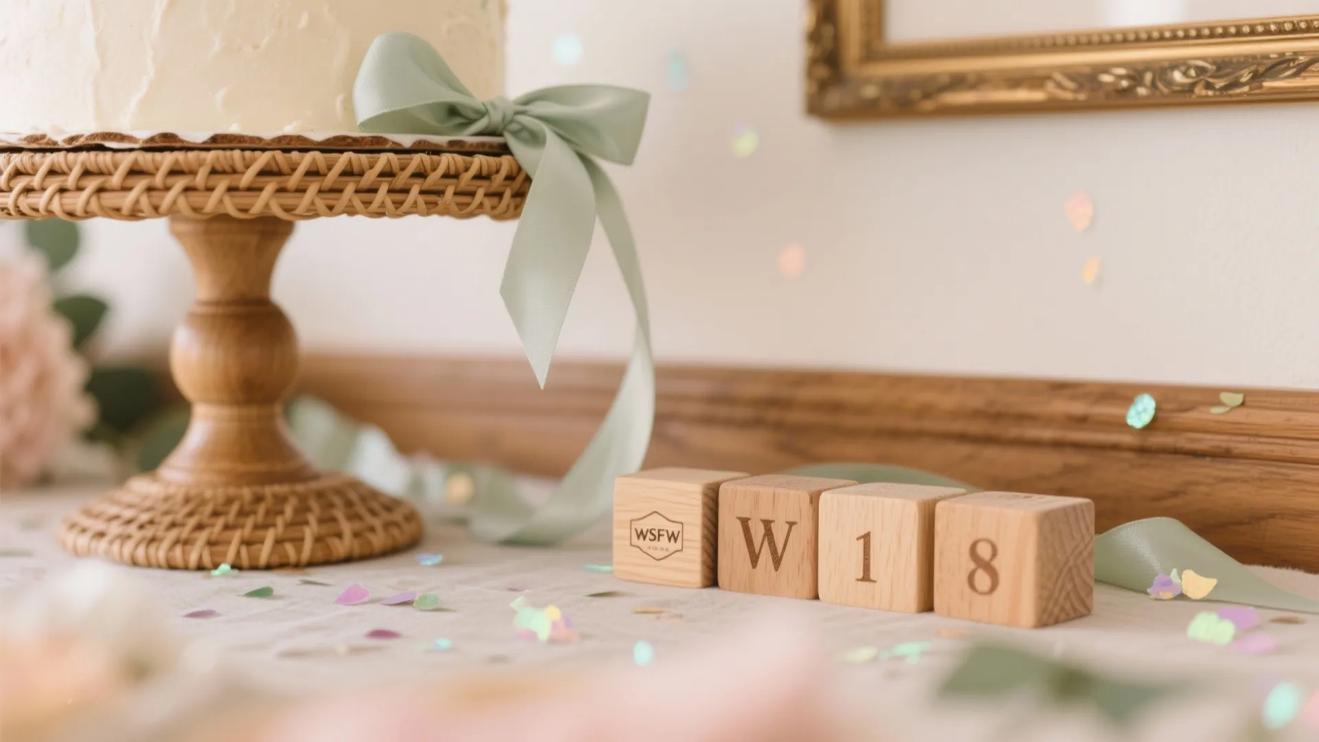 Warm wood textures for a gentle, baby-friendly vibe