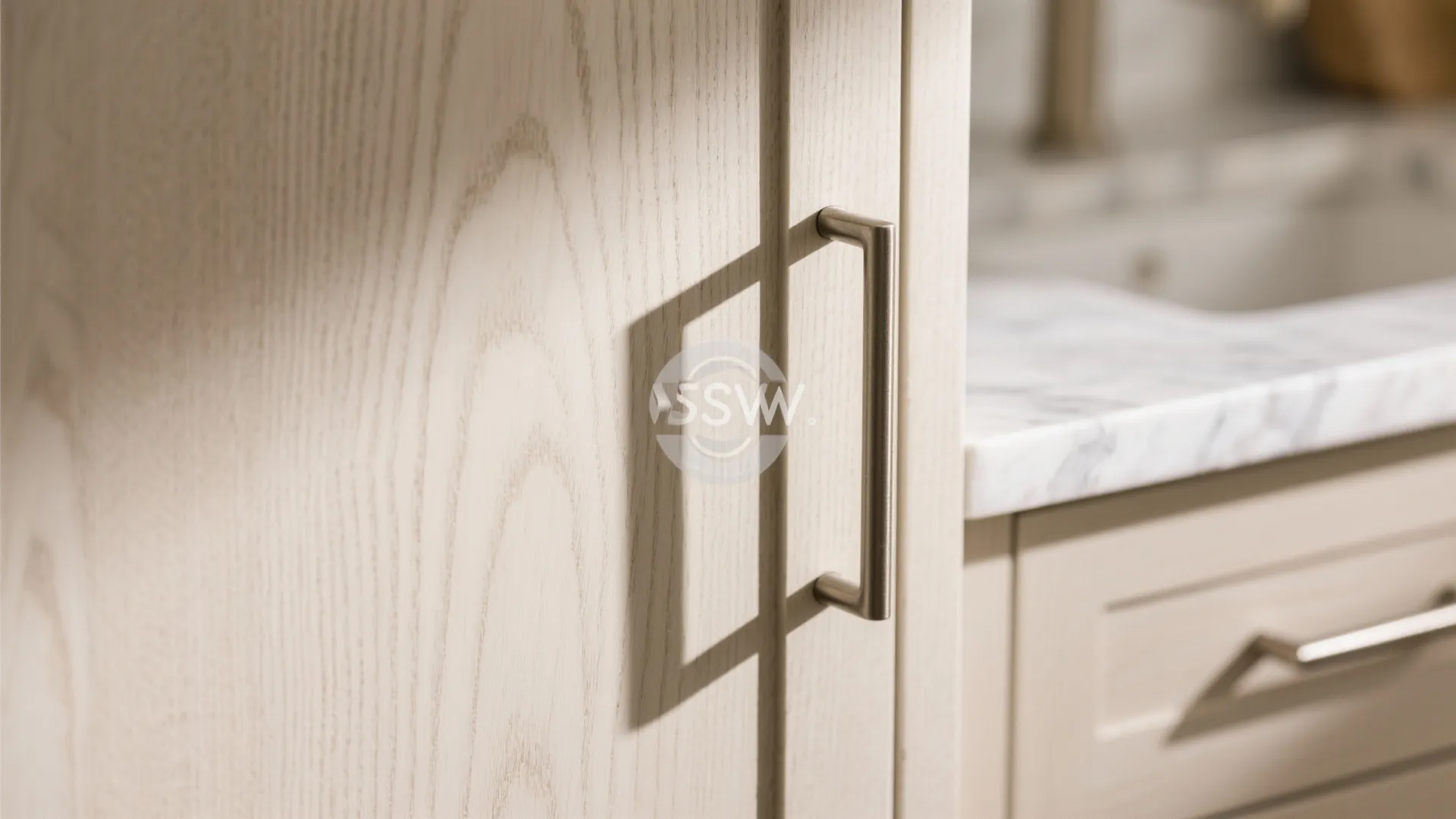 Wood warmth with polished metal accents