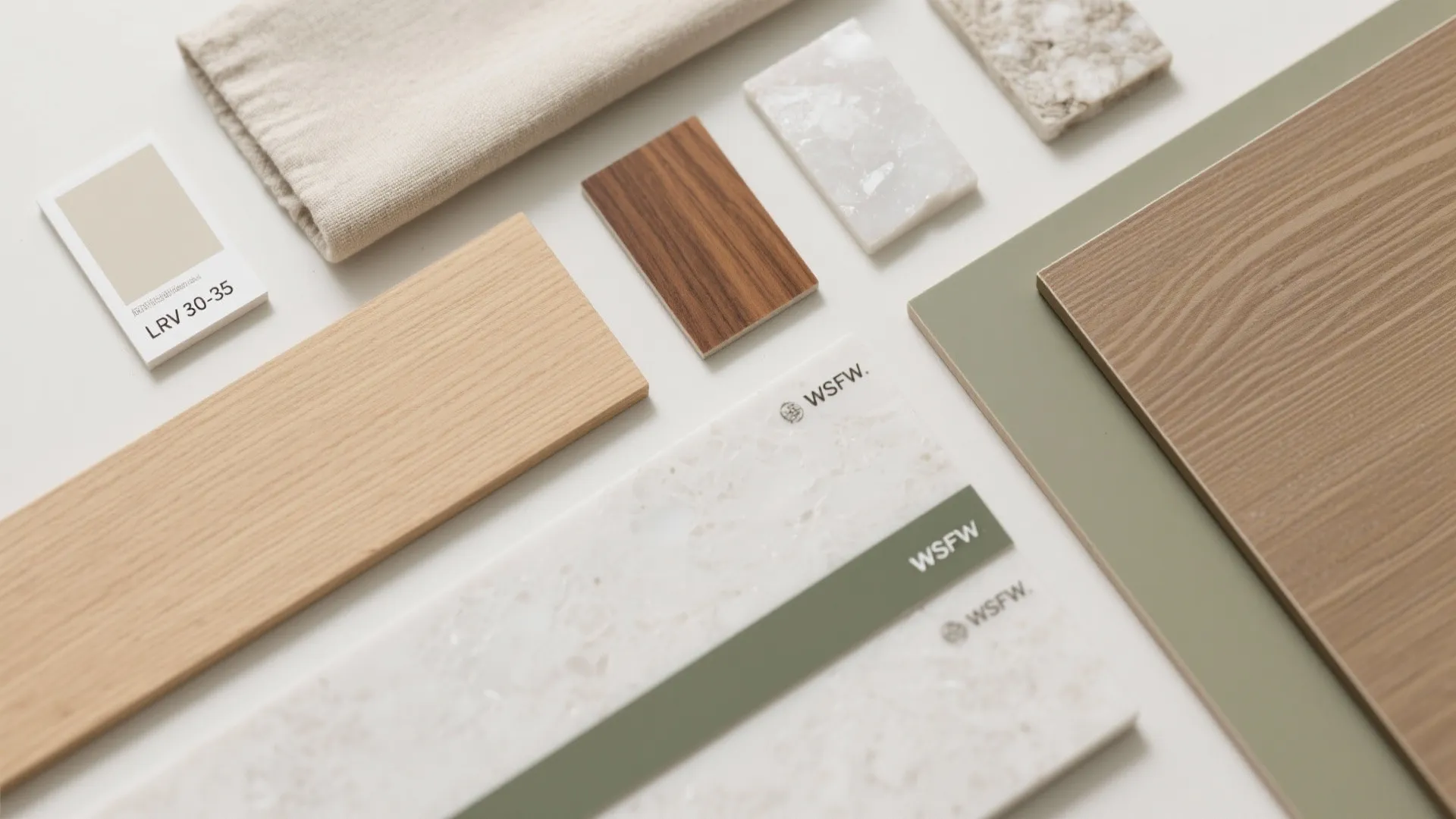 Warm wood tones to balance concrete views