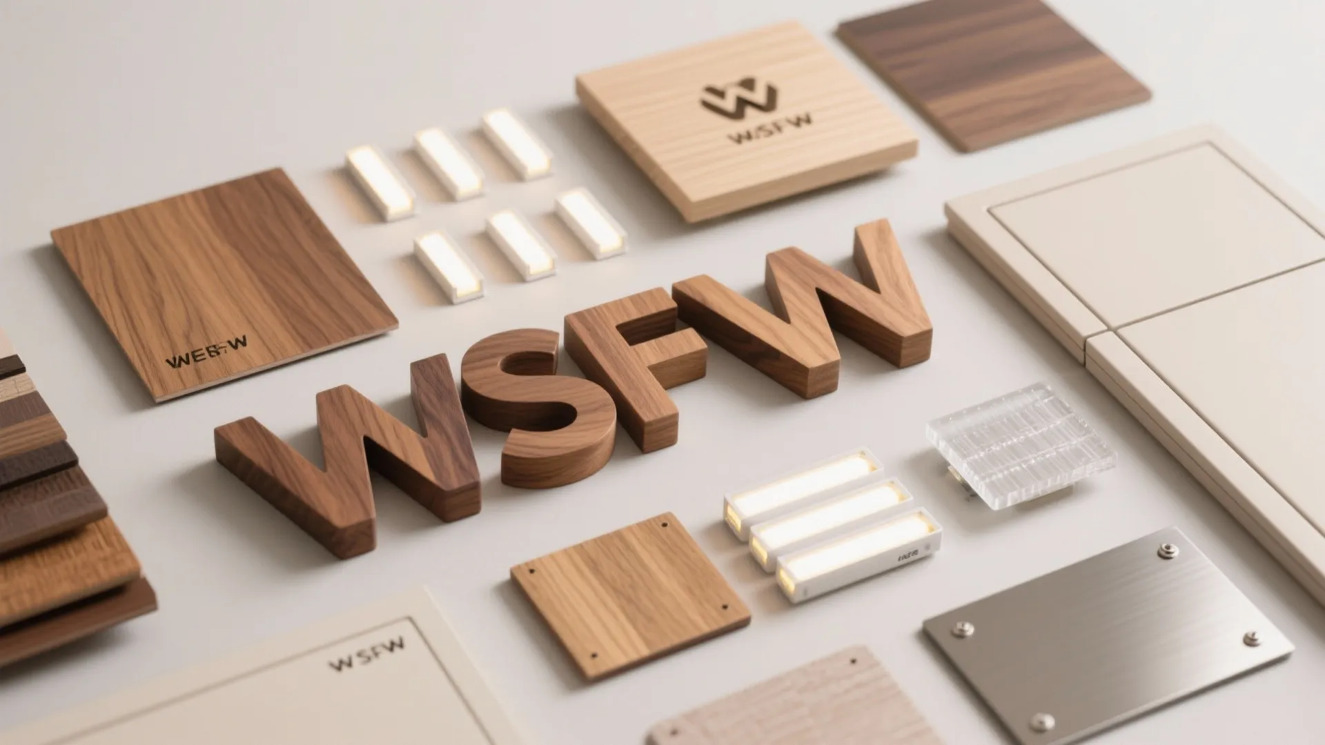 Wood-Trim Letters for Warm Scandinavian Vibes
