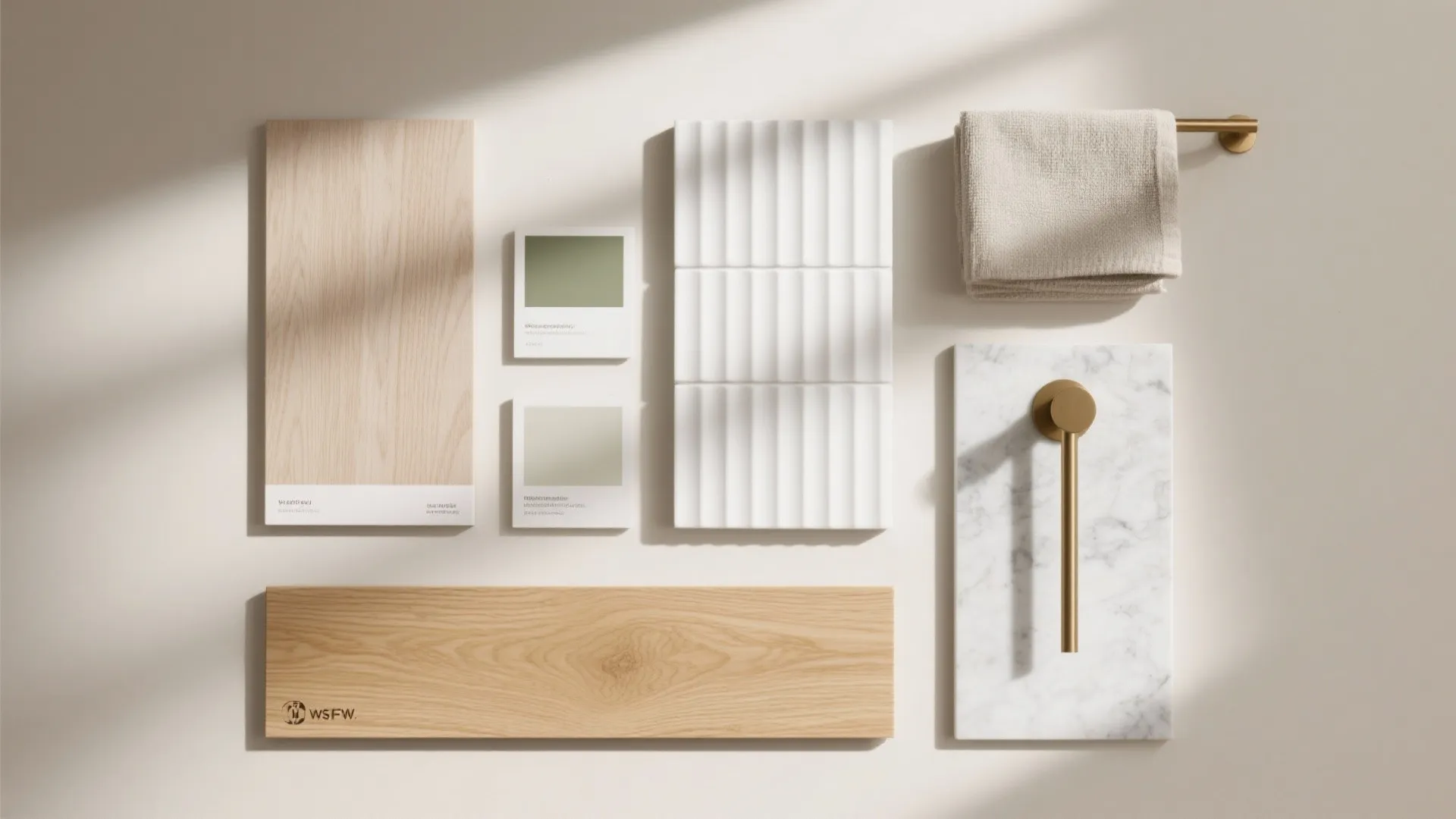 Warm wood and textured finishes without the worry