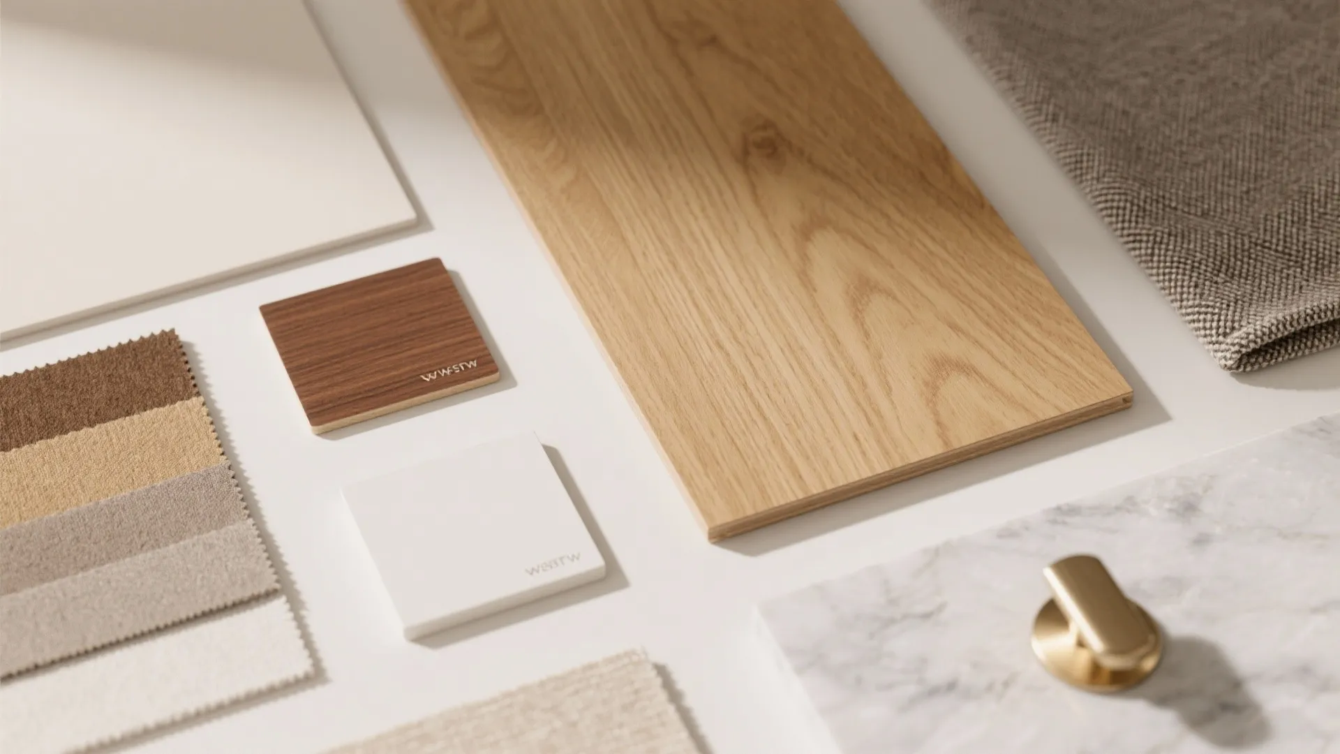 Warm wood elements to soften modern edges