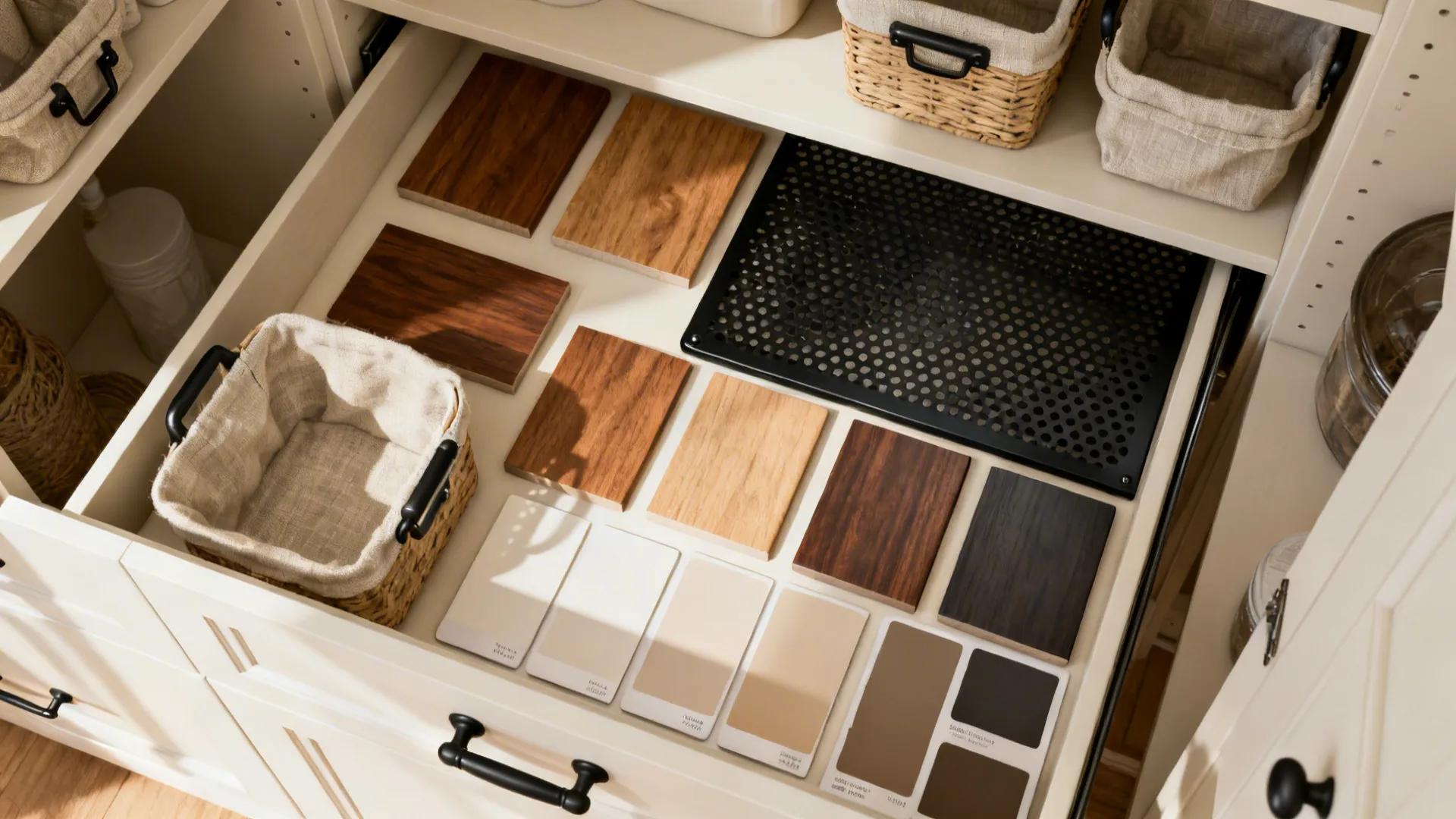 Warm Wood Accents with Airy Mesh for Breathability