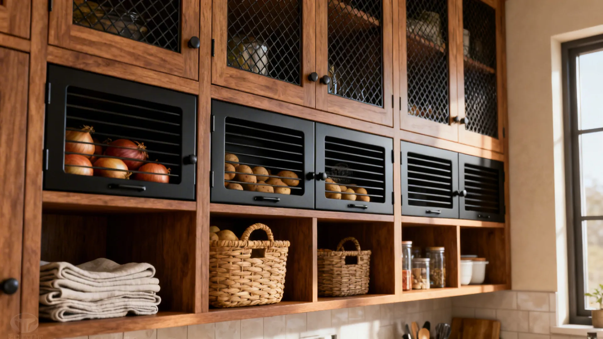 Warm Wood Accents with Airy Mesh for Breathability